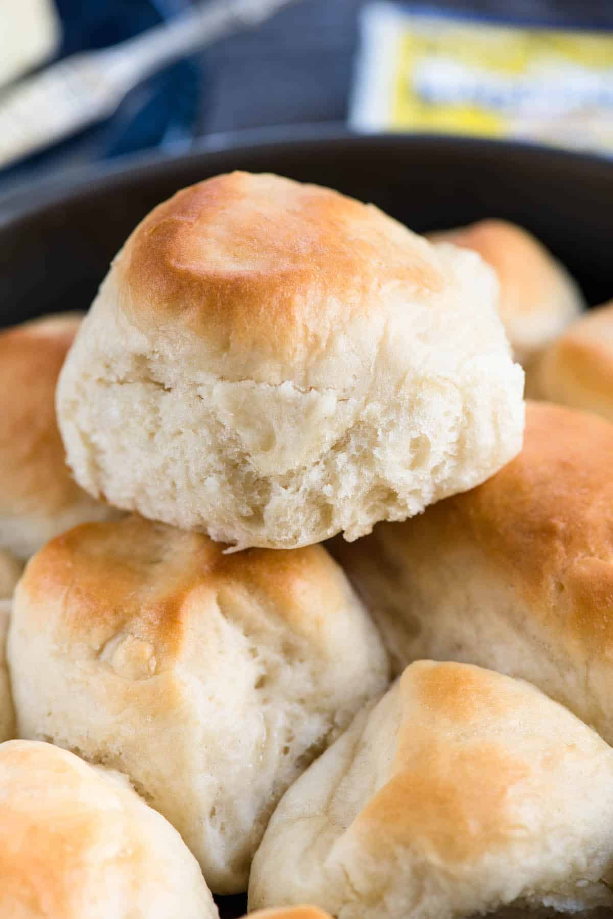 Buttery Homemade Dinner Rolls Recipe