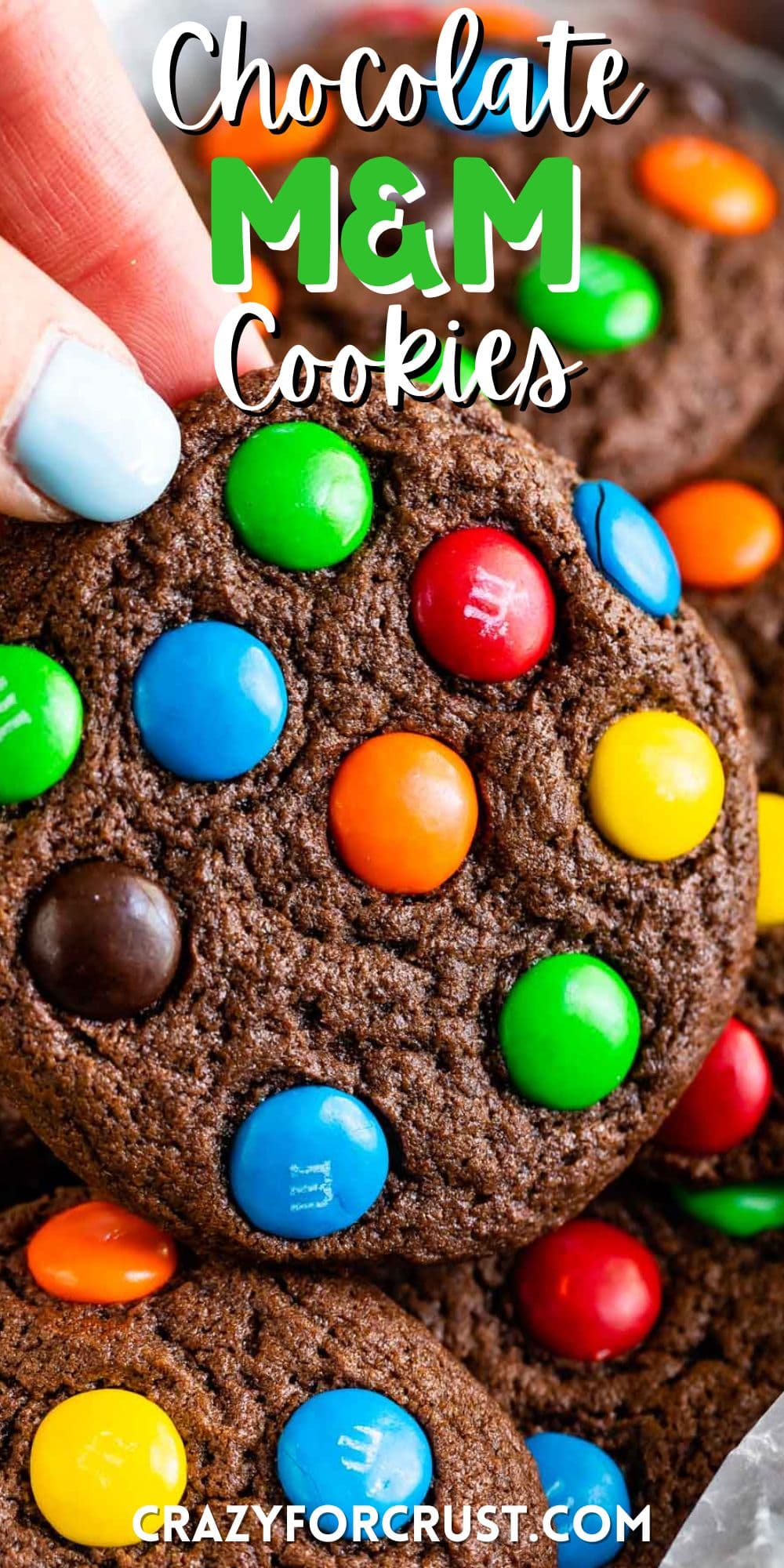 Chocolate M&M Cookies