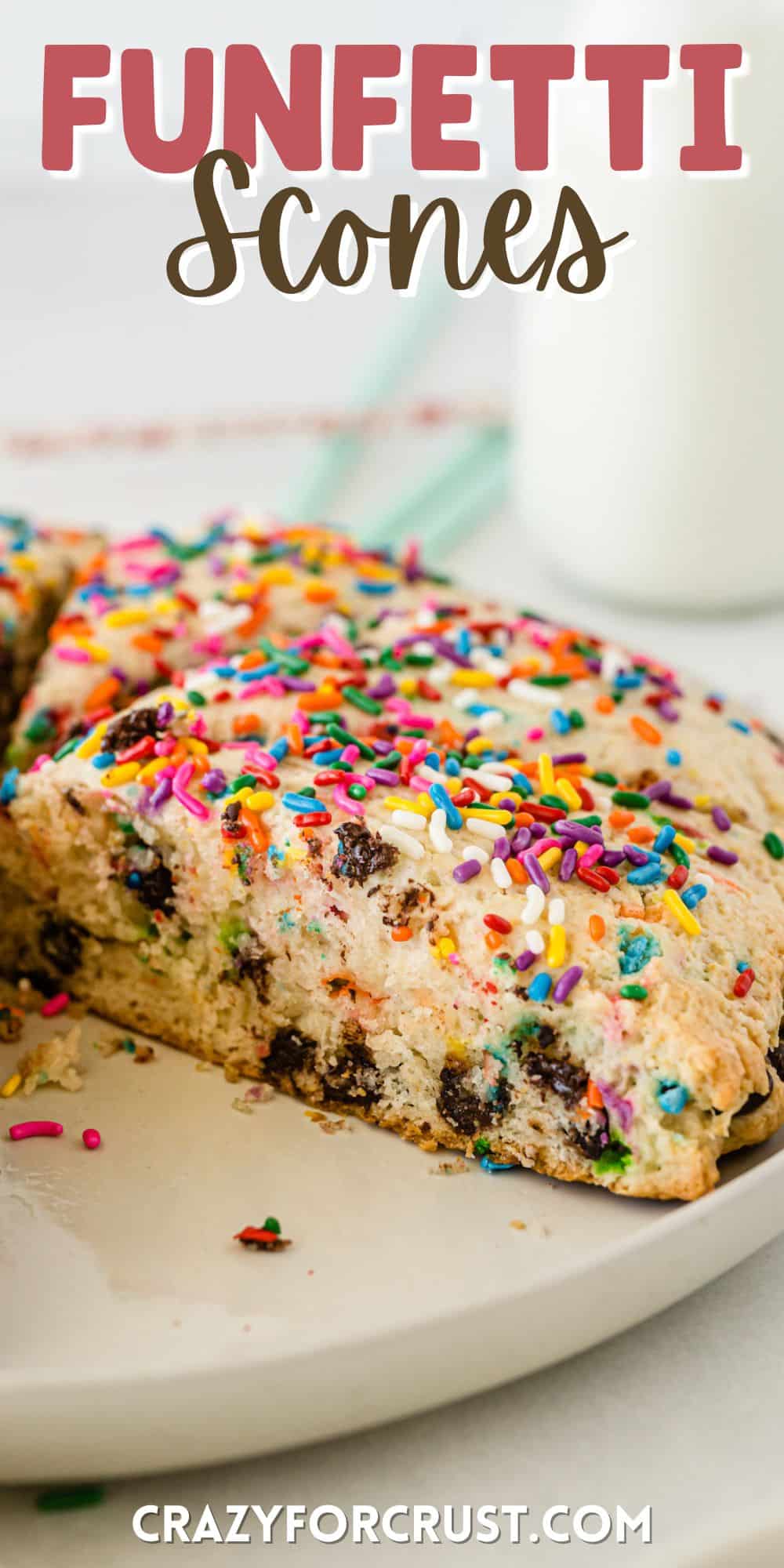 Funfetti Cake Mix Scones Recipe