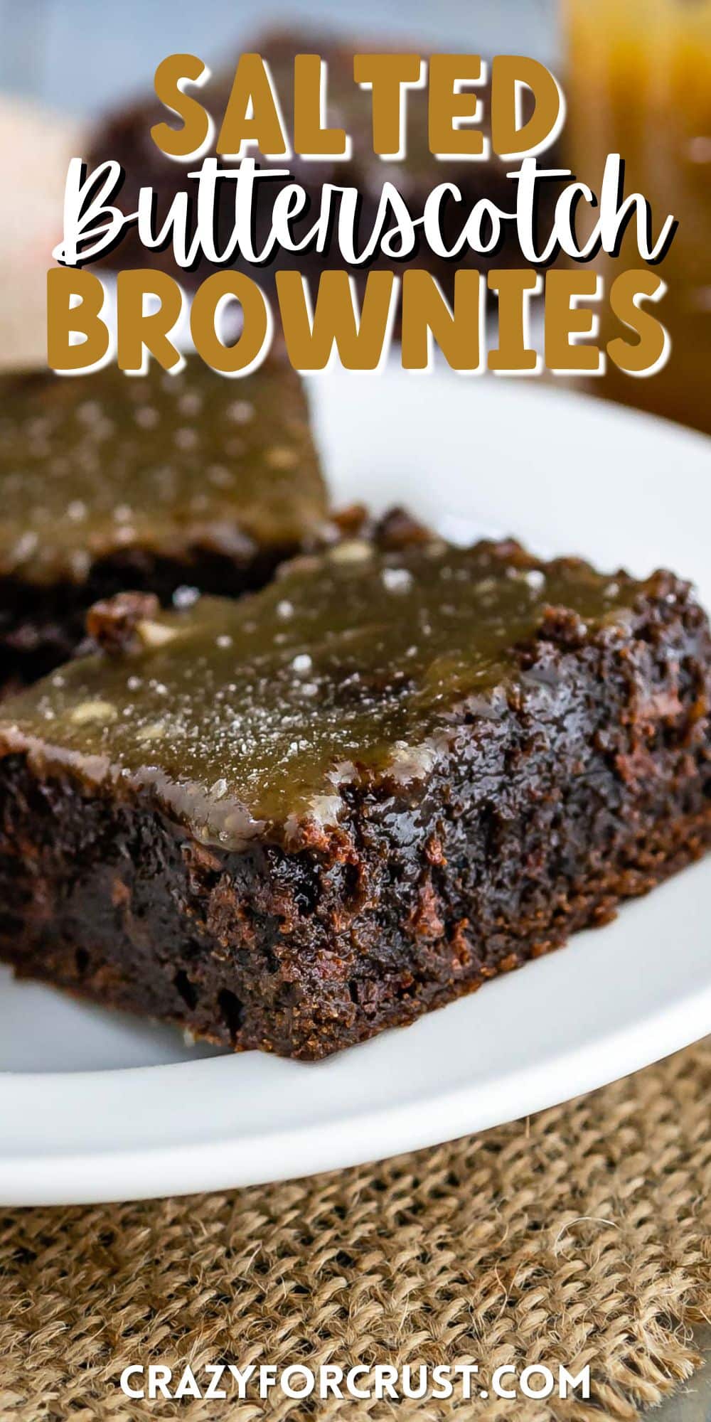 Salted Butterscotch Brownies Recipe