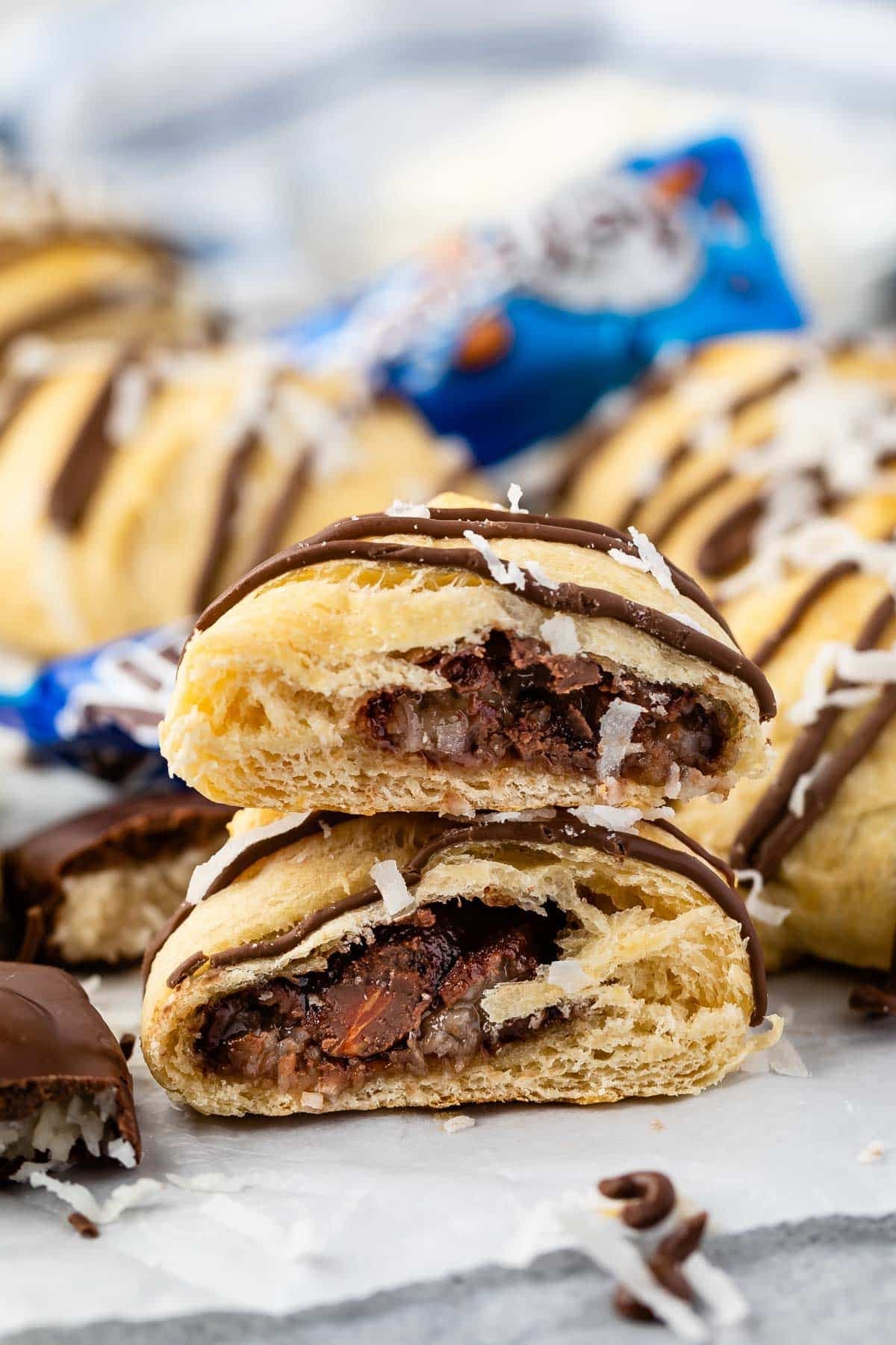 Almond Joy Crescent Rolls