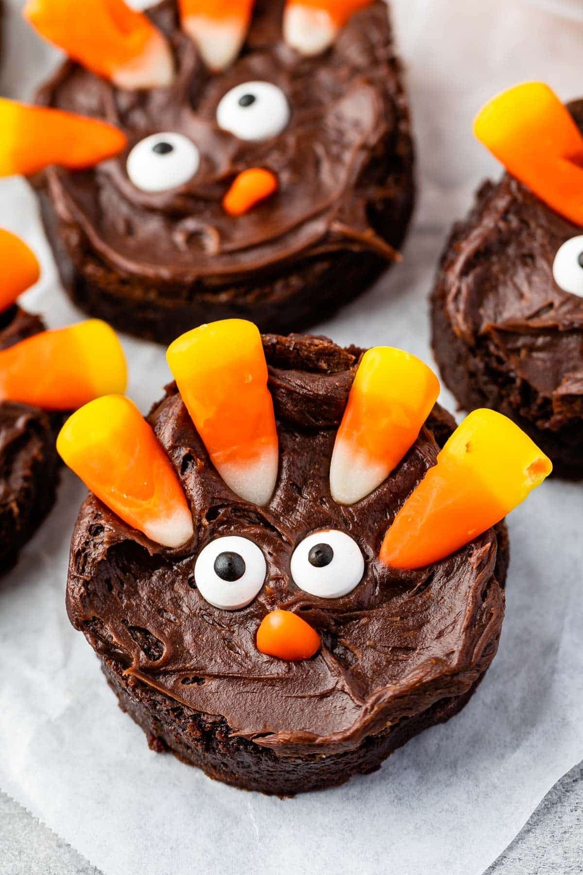 Turkey Candy Brownies Recipe