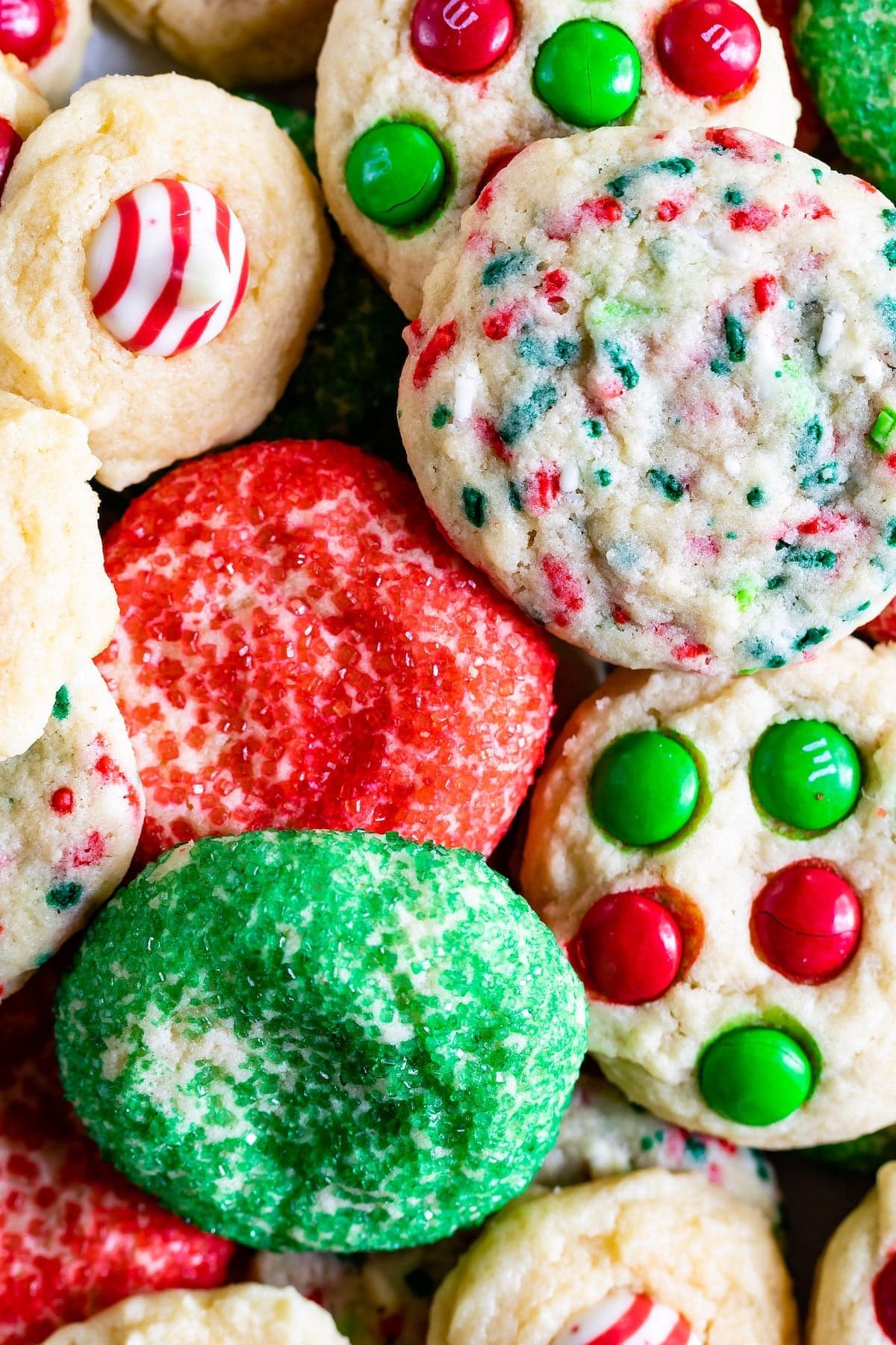 Christmas Drop Cookies 4 Ways