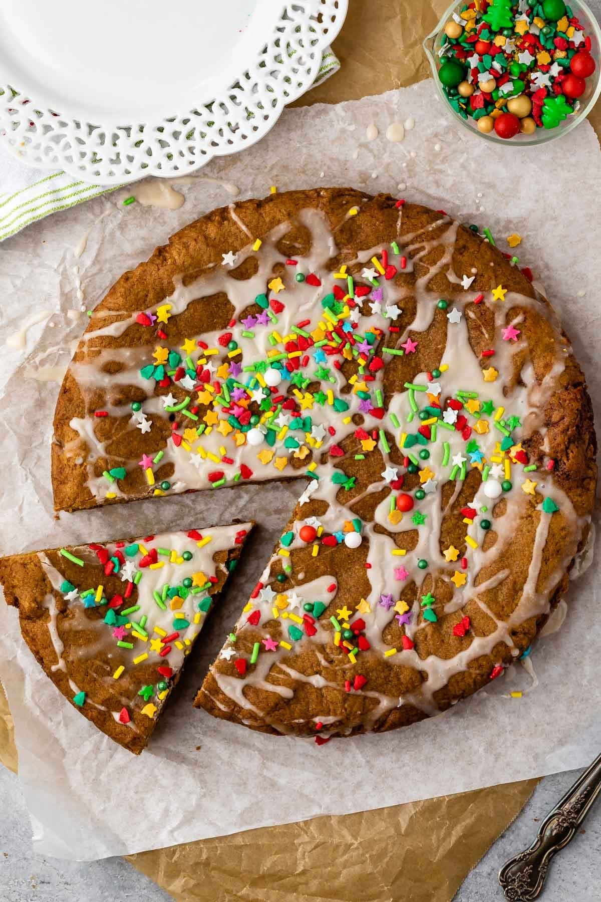 Gingerbread Cookie Cake Recipe