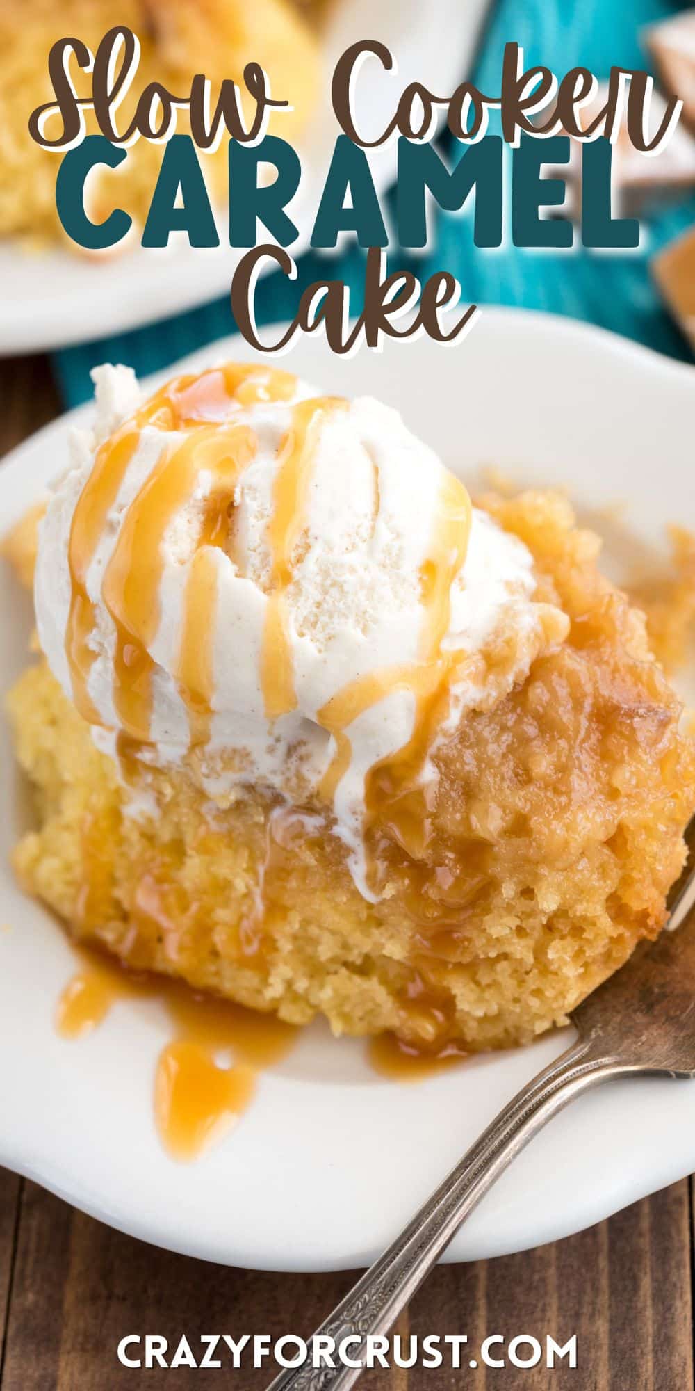 Slow Cooker Caramel Cake