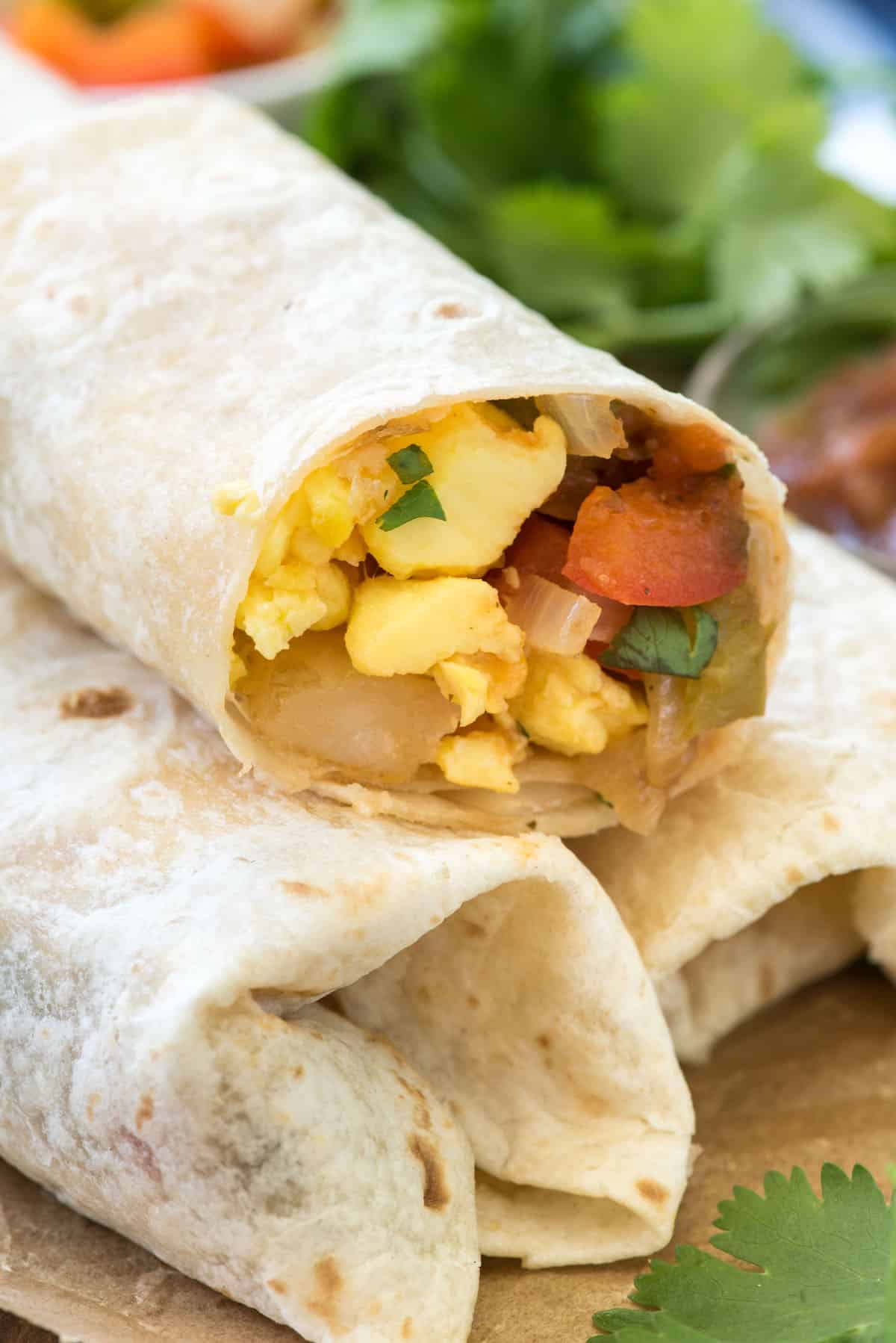Easy Breakfast Burritos Recipe