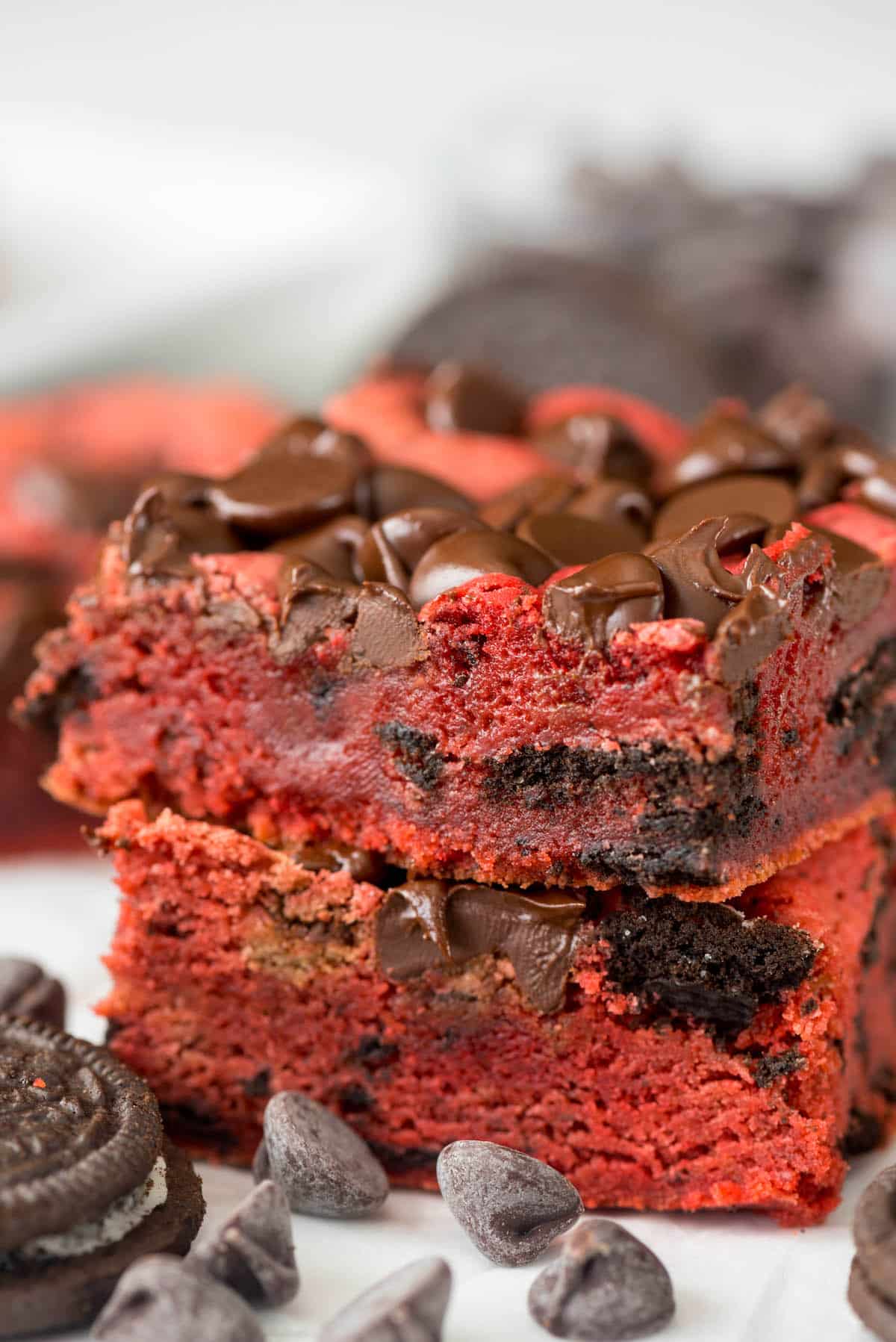 Oreo Red Brownies Recipe