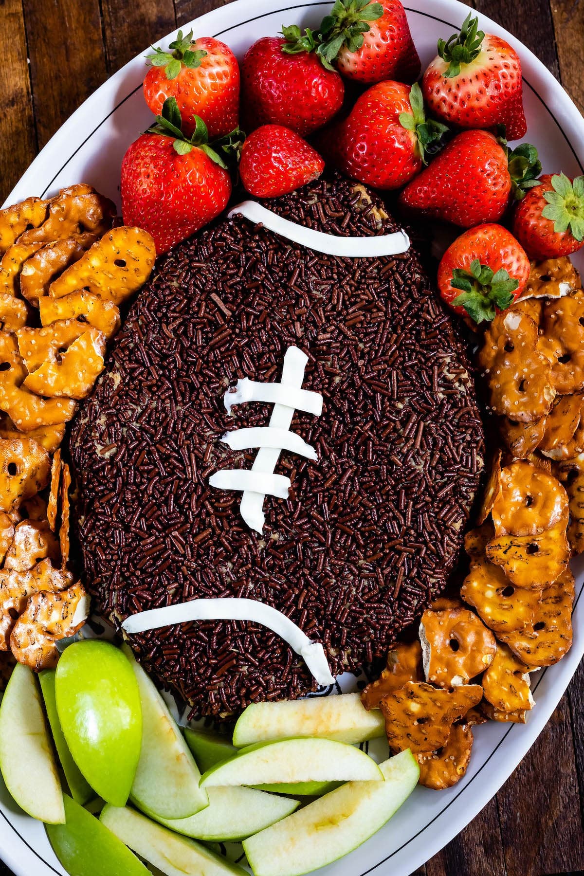 Peanut Butter Football Dip