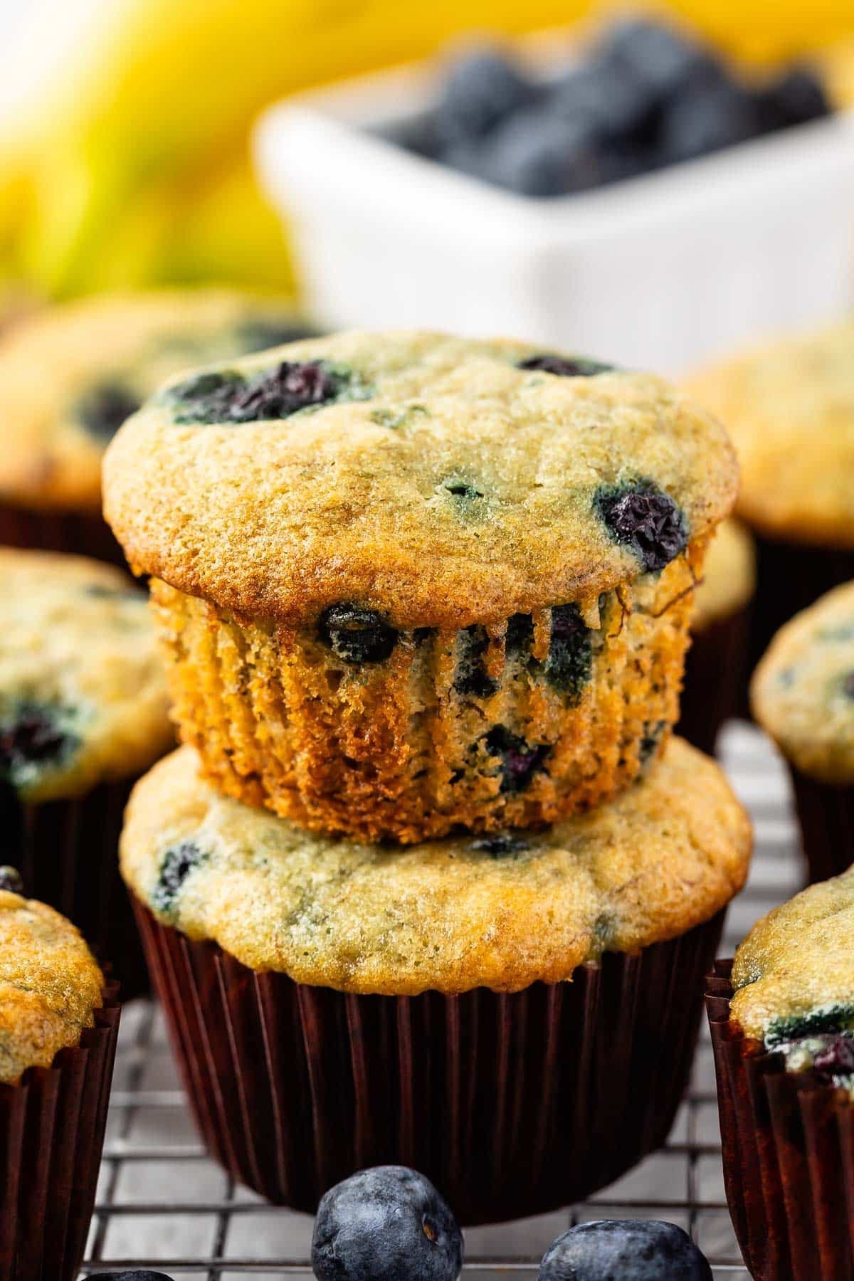 Banana Blueberry Muffins Recipe