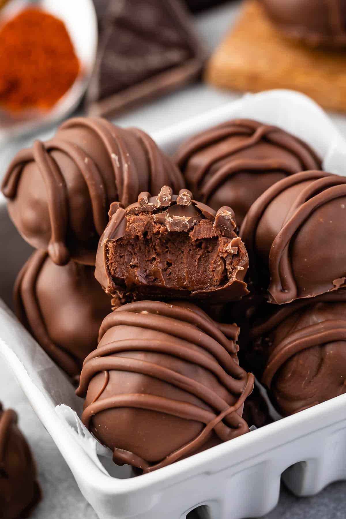 Spicy Chocolate Truffles