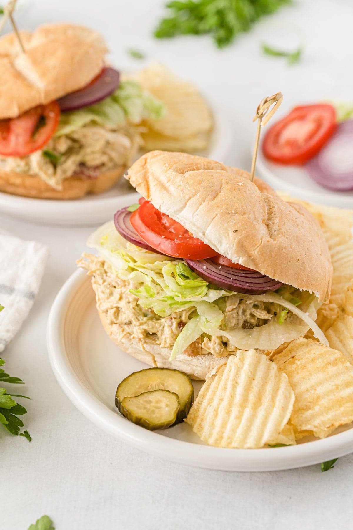 Avocado Chicken Salad Sandwiches Recipe
