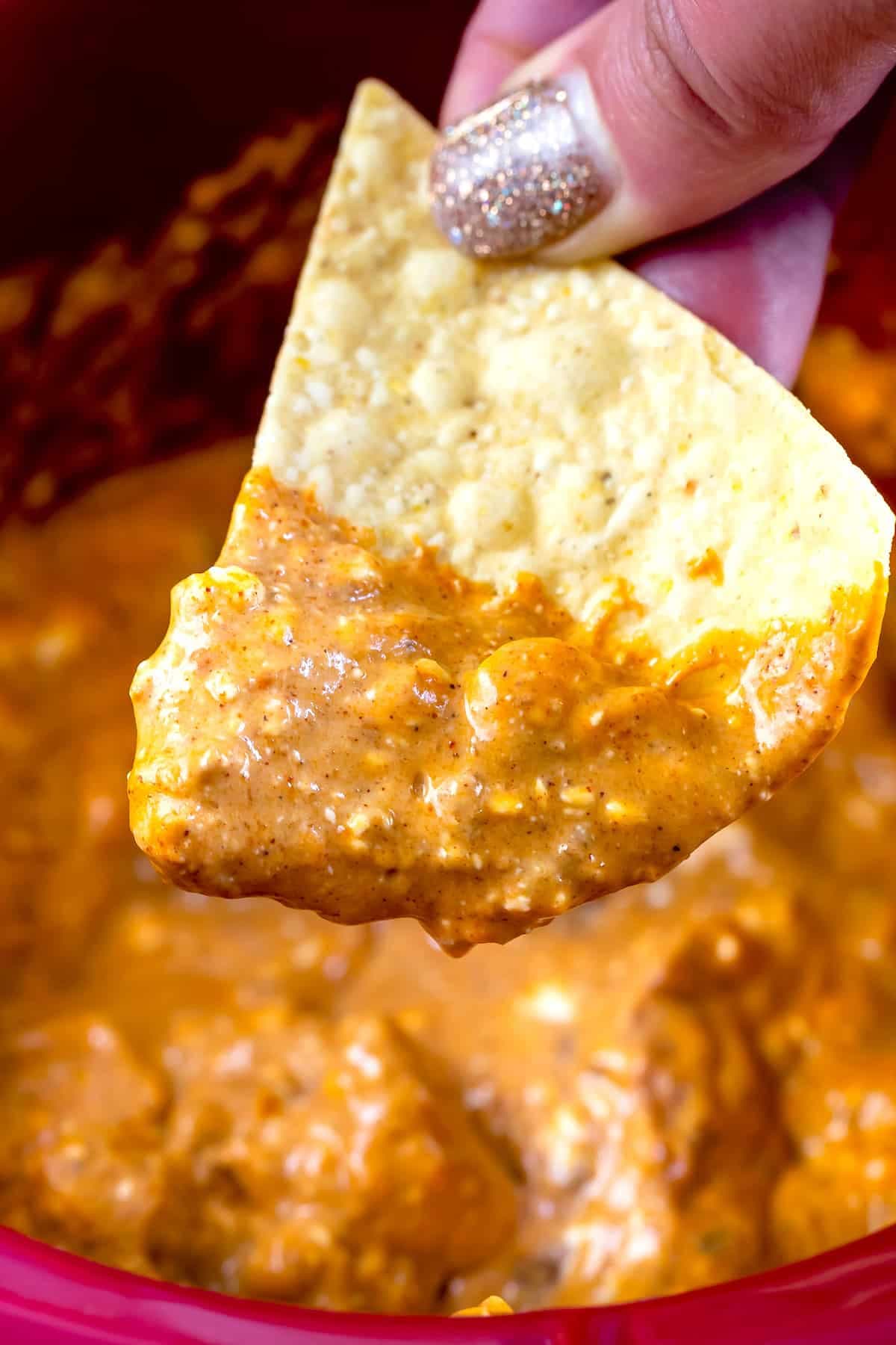 Crockpot Chili Cheese Dip recipe