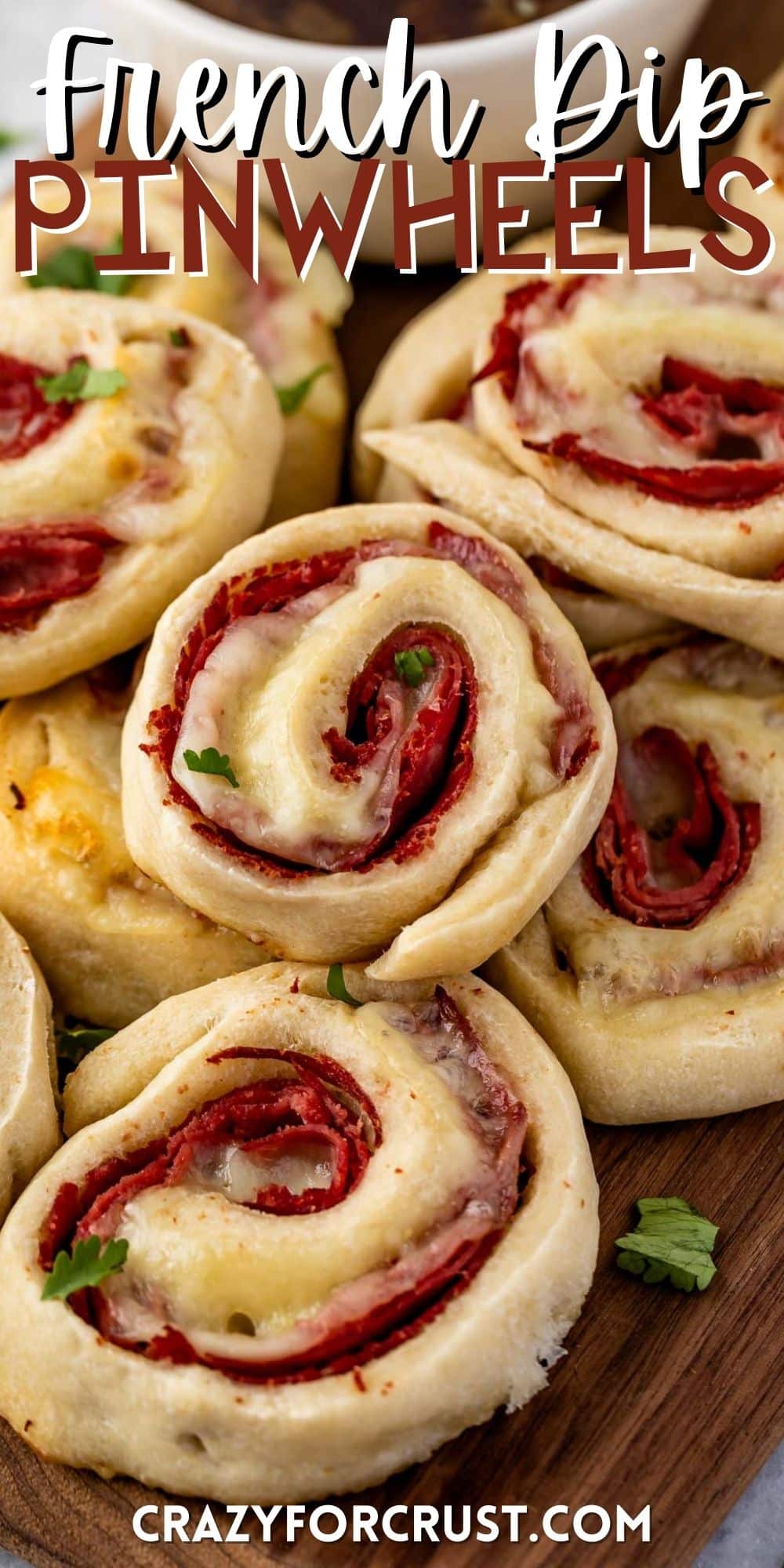 French Dip Pinwheels