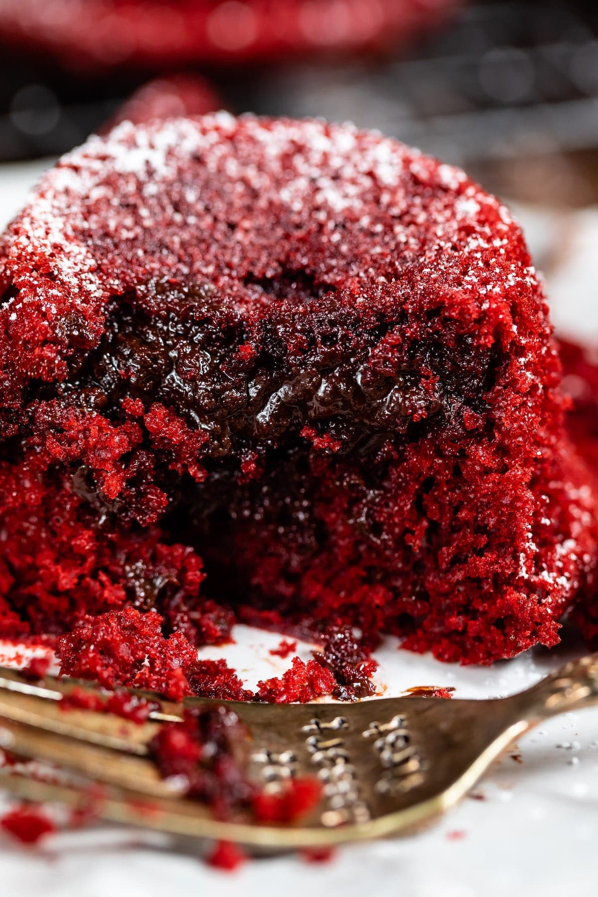 Red Velvet Molten Lava Cupcakes Recipe