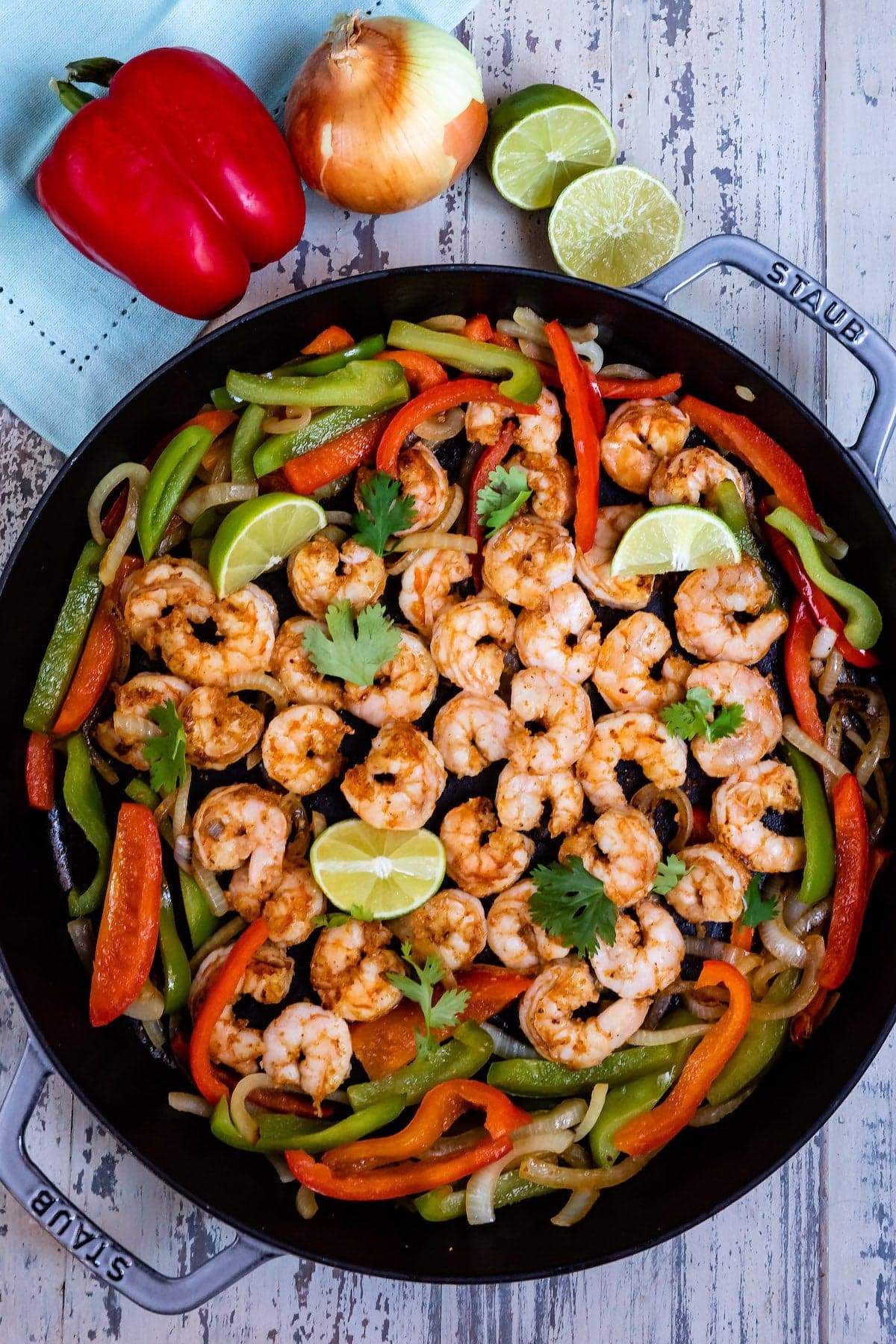 Spicy Shrimp and Peppers Recipe