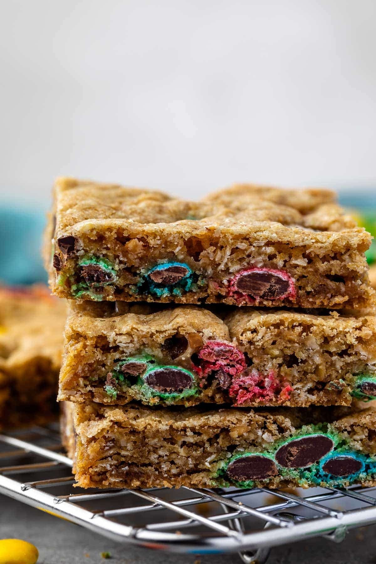 Loaded Oatmeal Blondies