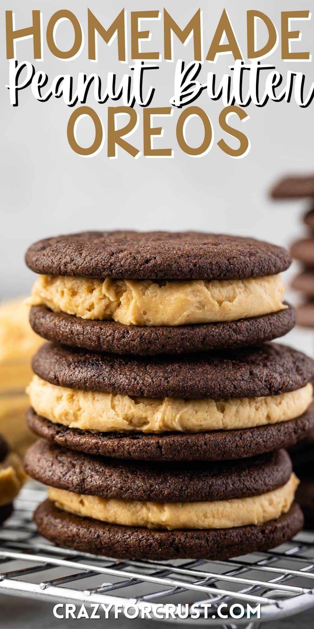 Soft Homemade Peanut Butter Oreos Recipe