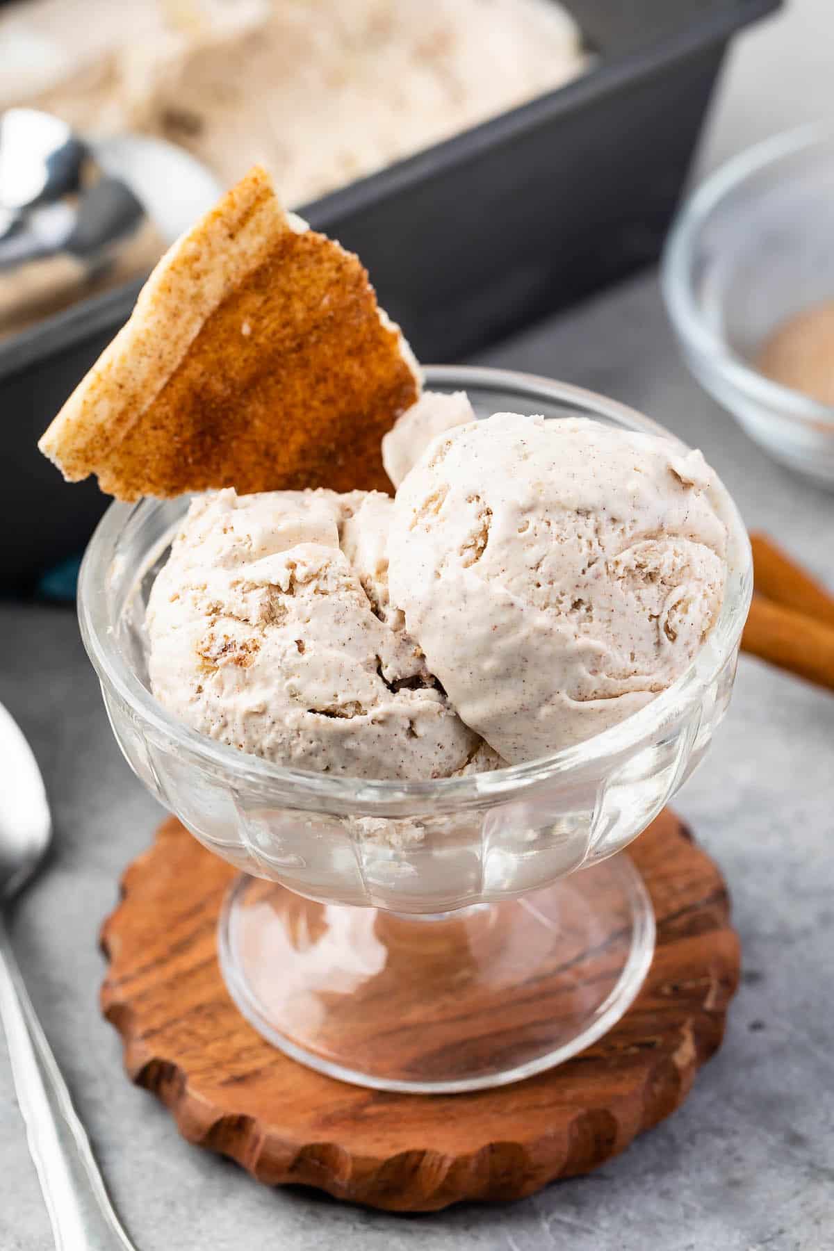 No Churn Churro Ice Cream