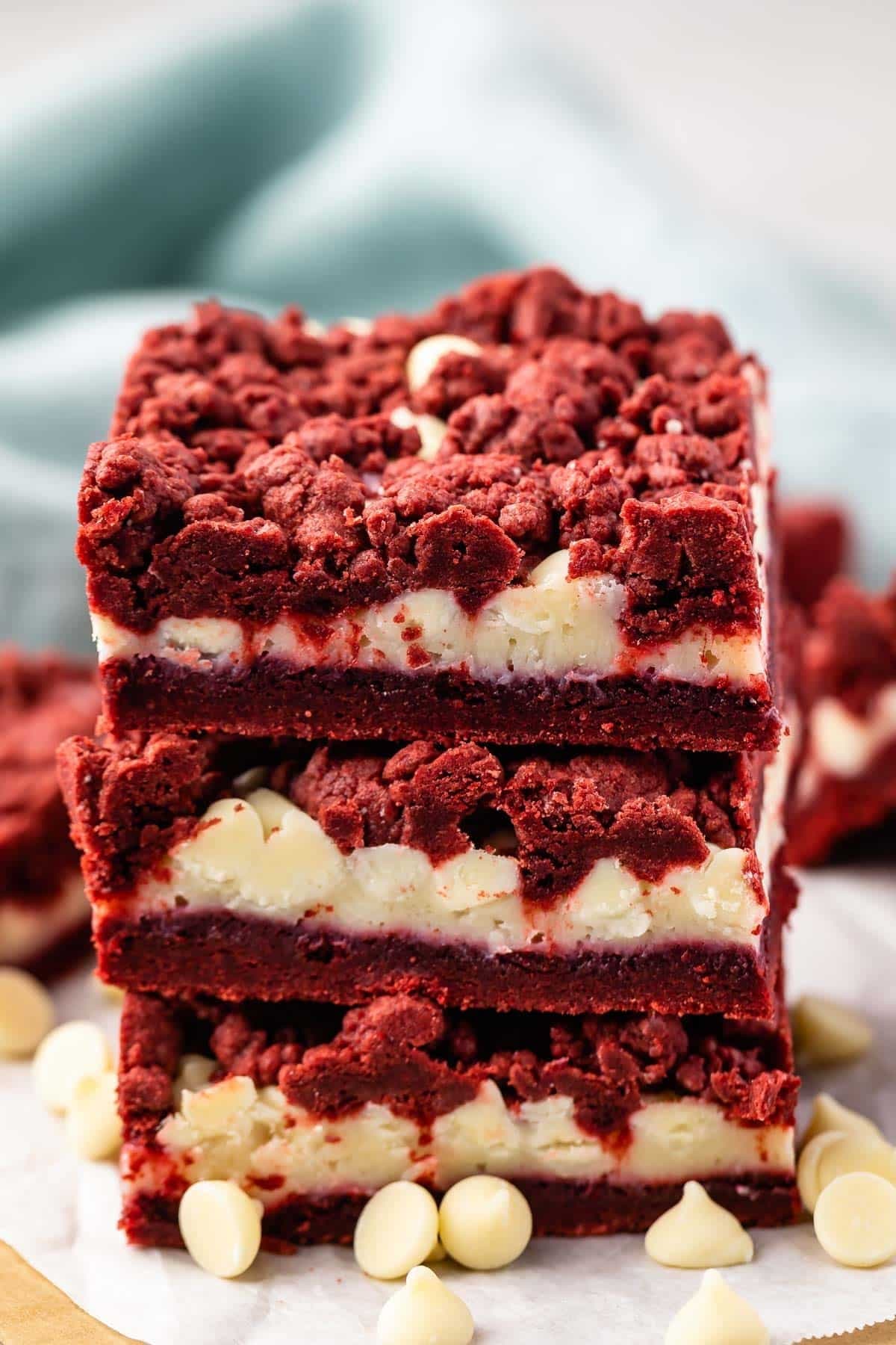 Red Velvet Gooey Bars