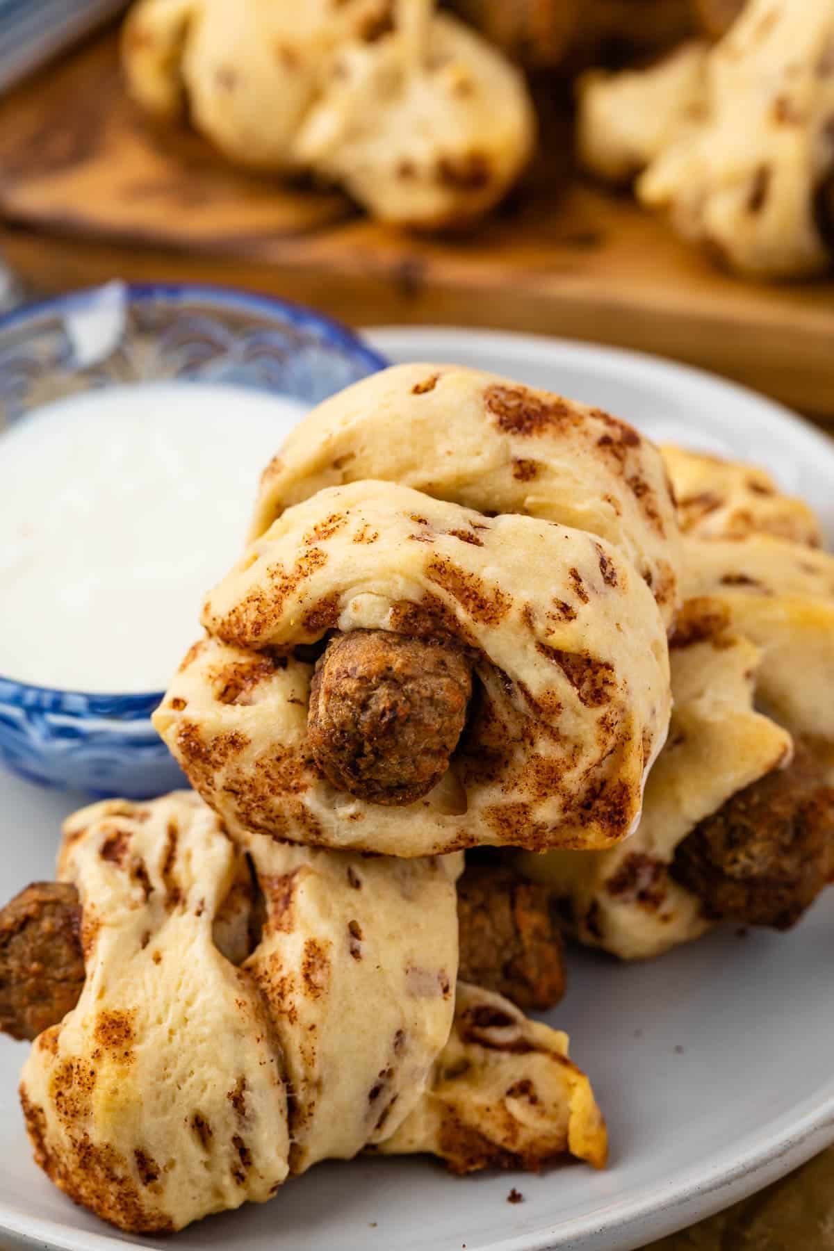 Cinnamon Roll Sausage Rolls