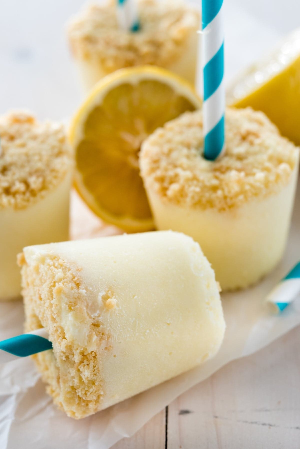 Lemon Pie Popsicles