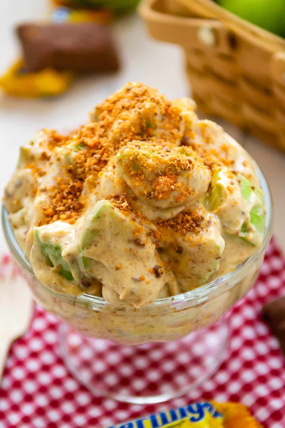 Butterfinger Apple Salad