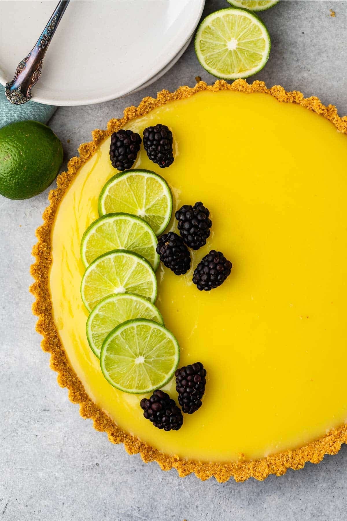 Lime Curd Tart