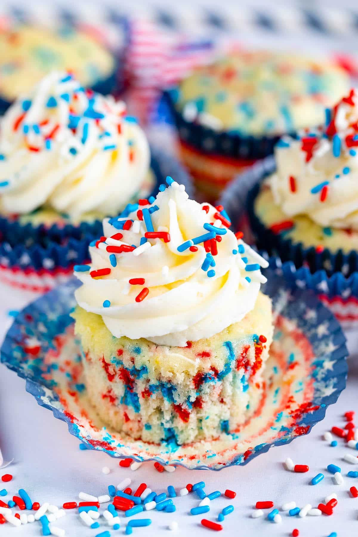 Fireworks Funfetti Cupcakes Recipe
