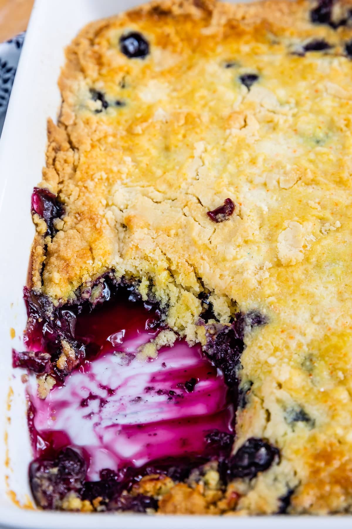Blueberry Dump Cake Recipe