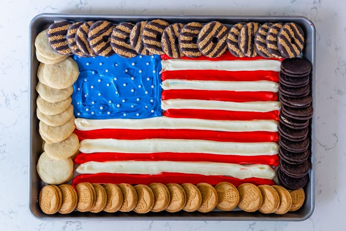Flag Buttercream Board