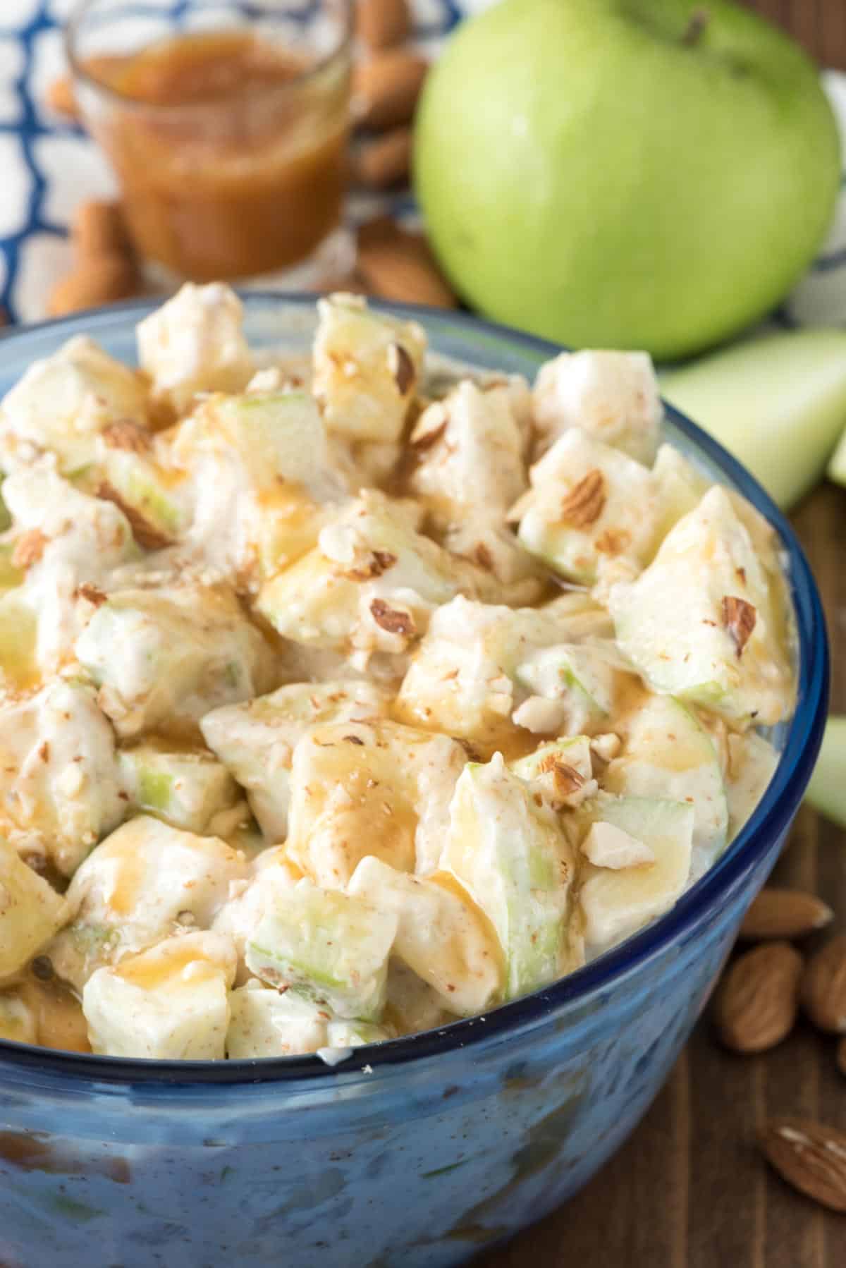 Skinny Caramel Apple Salad