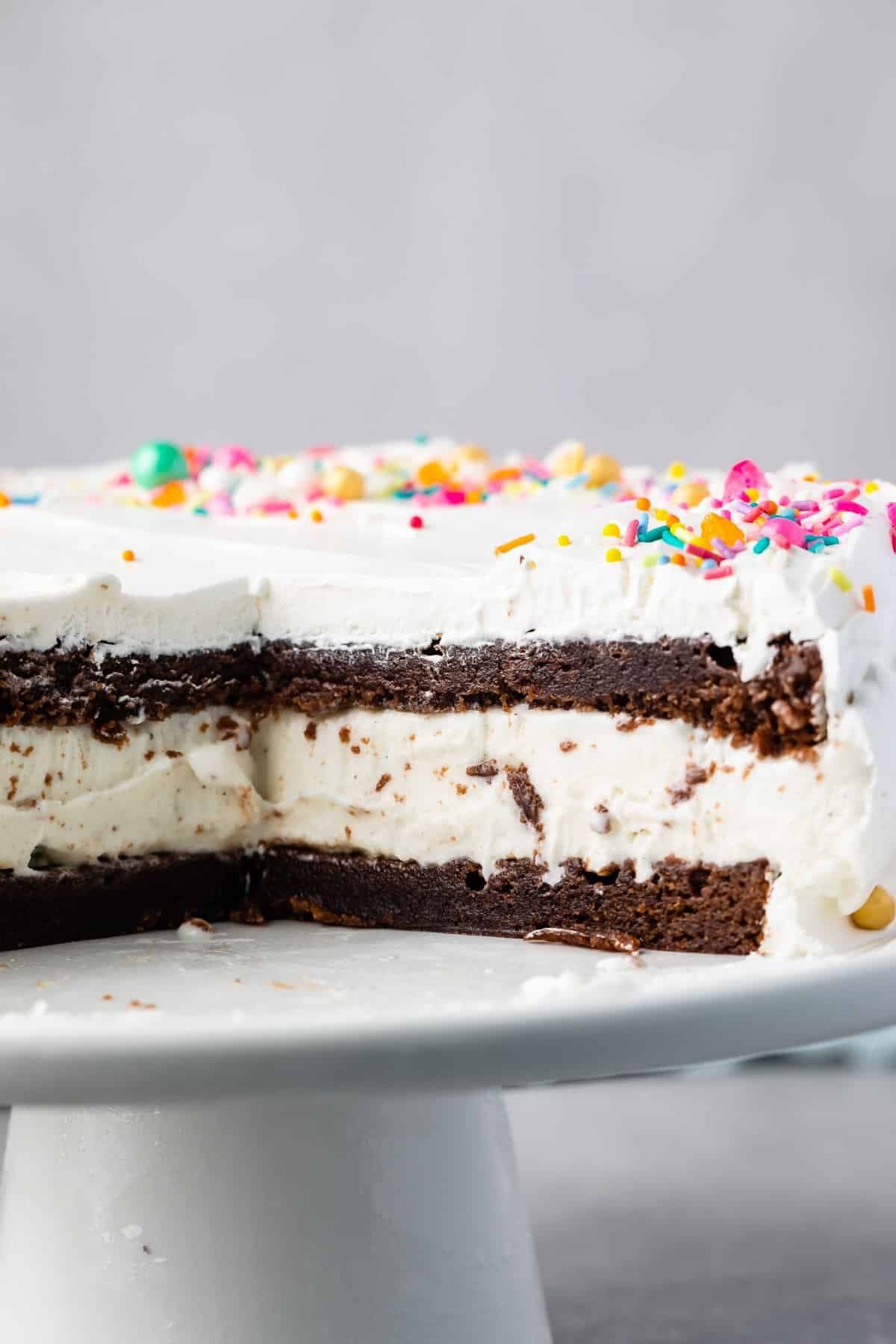 Brownie Ice Cream Cake Recipe