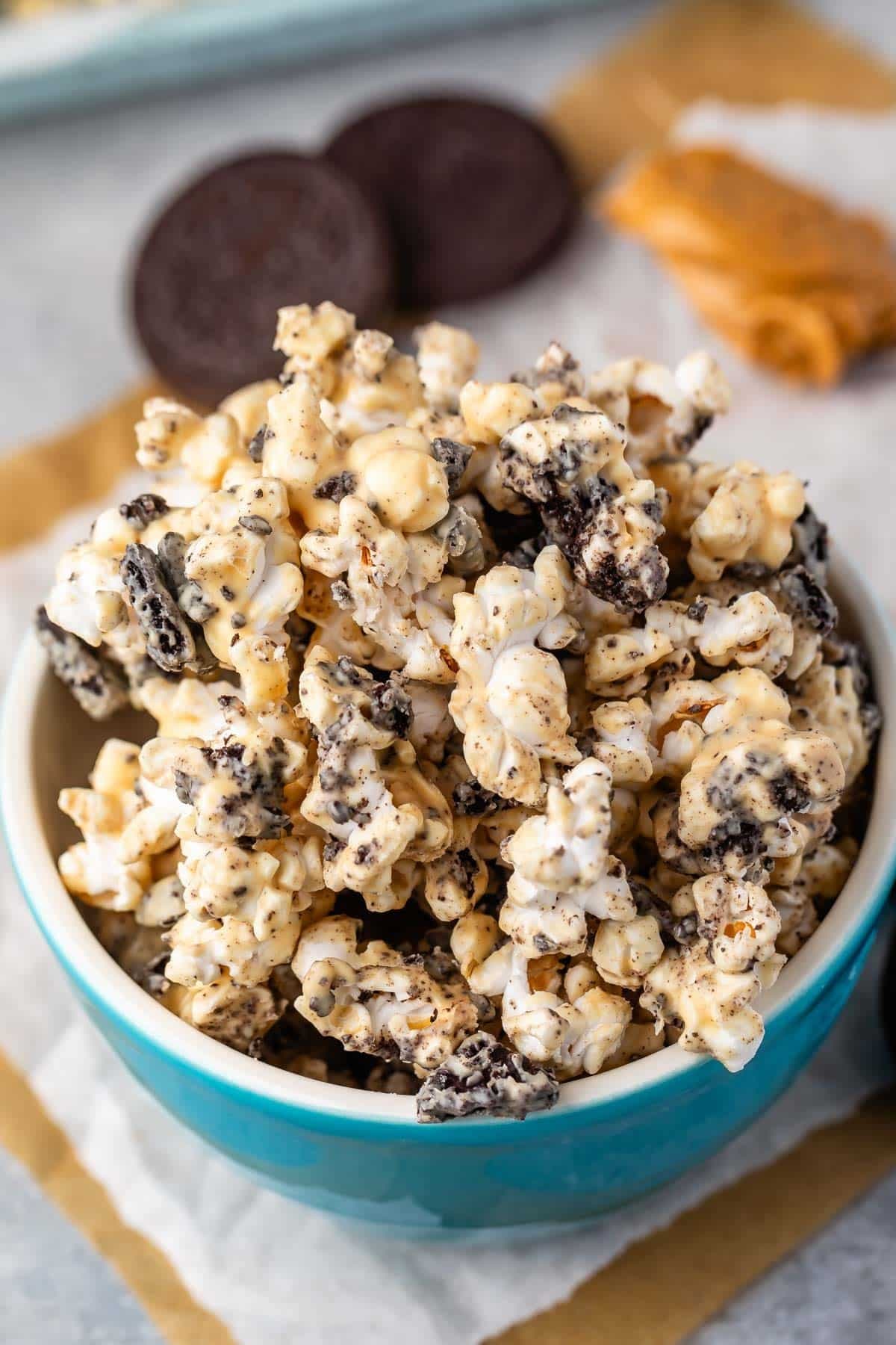Oreo Peanut Butter Popcorn Recipe