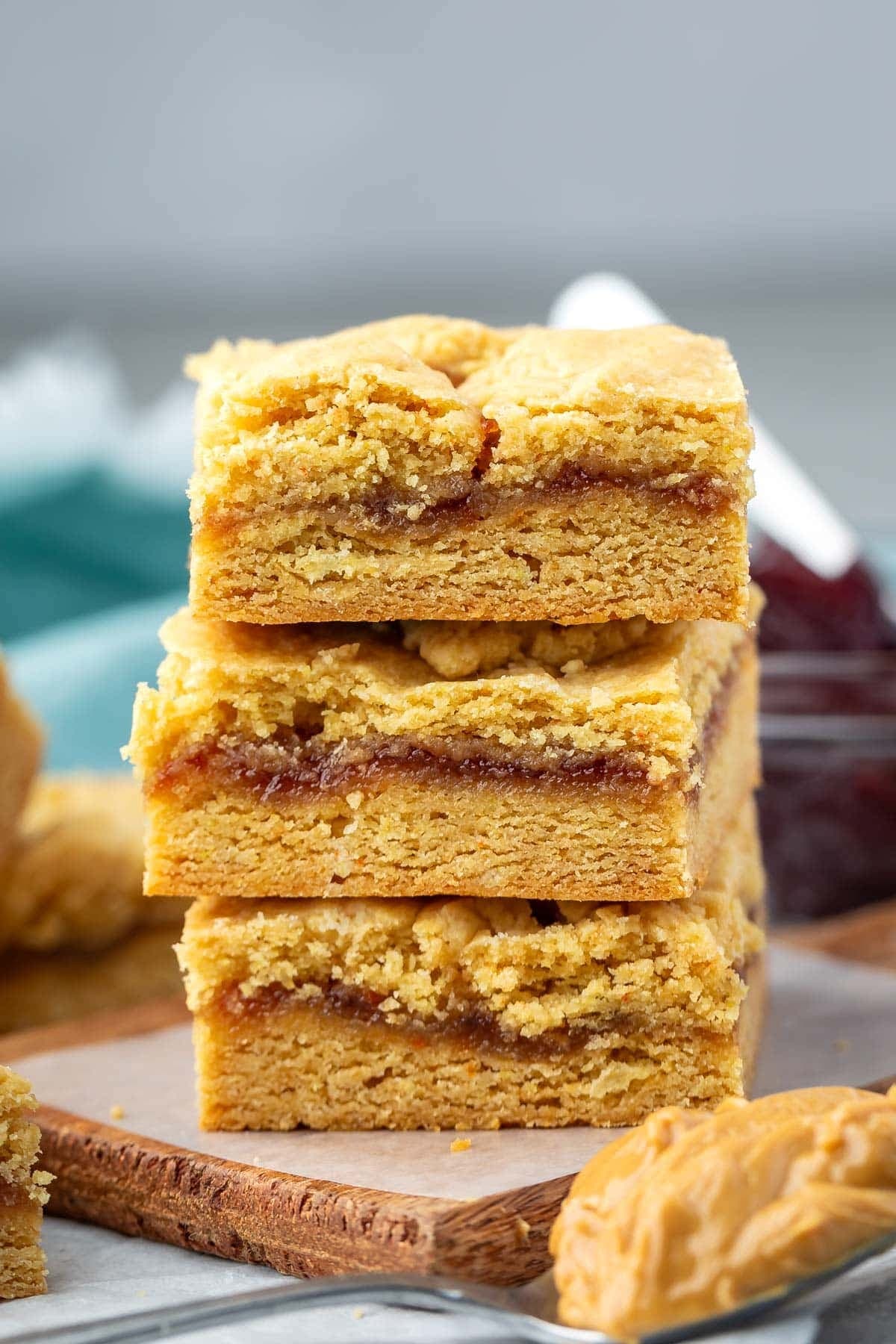 Peanut Butter and Jelly Bars