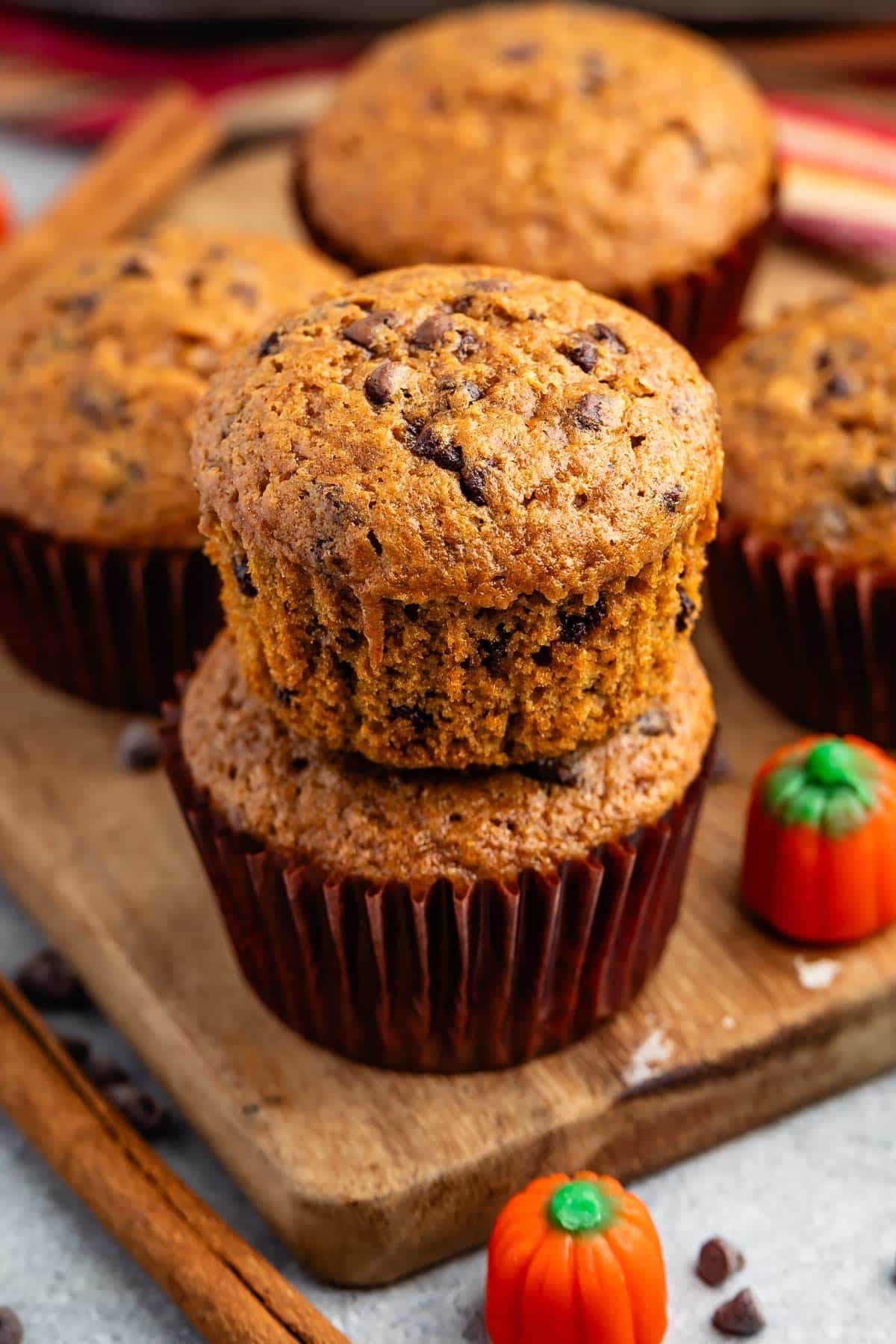 Chocolate Chip Pumpkin Muffins Recipe