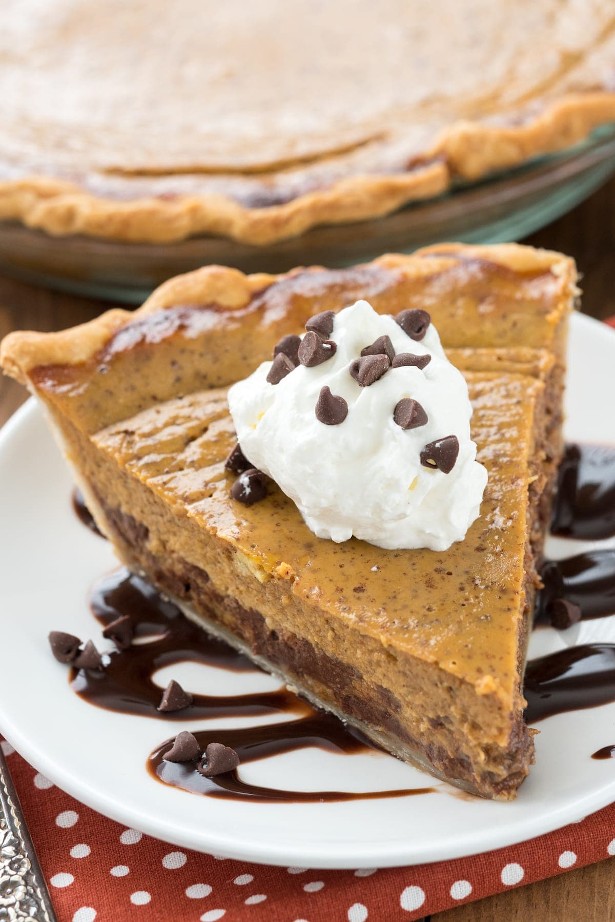 Mom's Chocolate Chip Pumpkin Pie