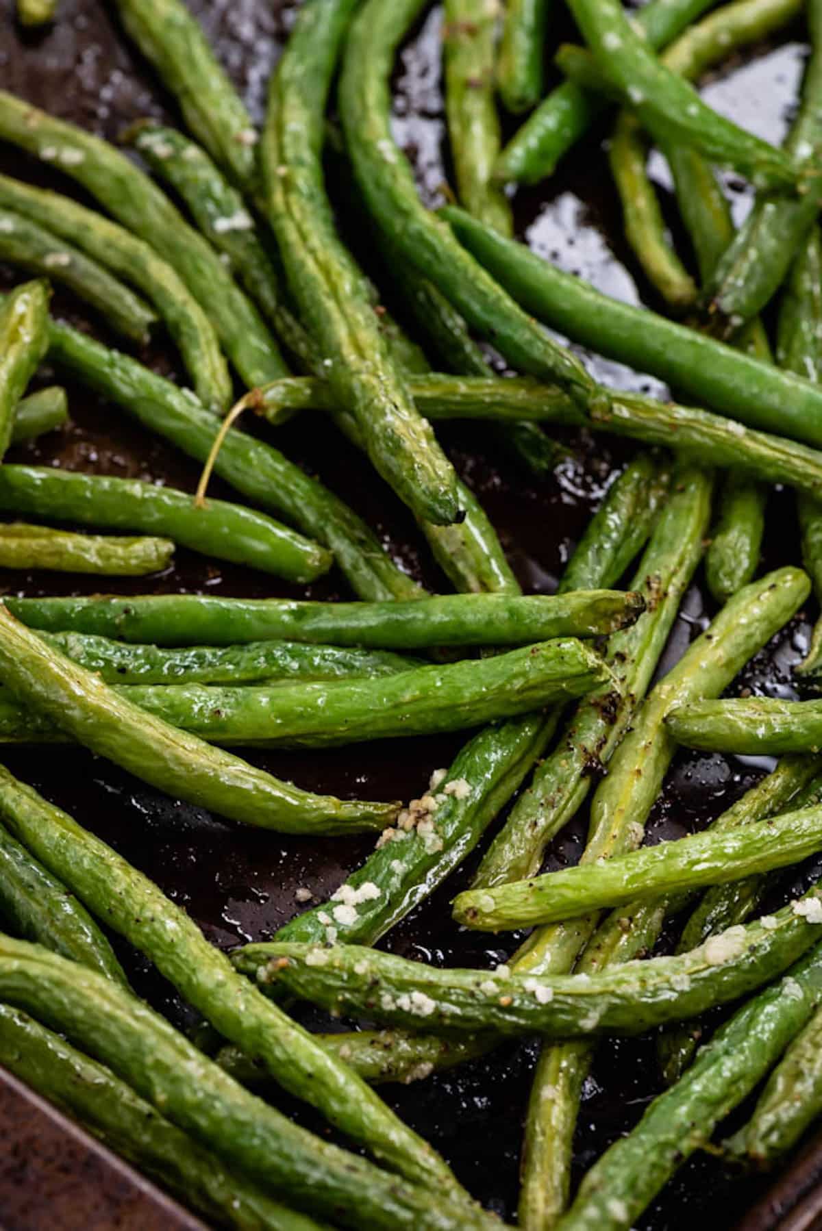 Roasted Garlic Green Beans