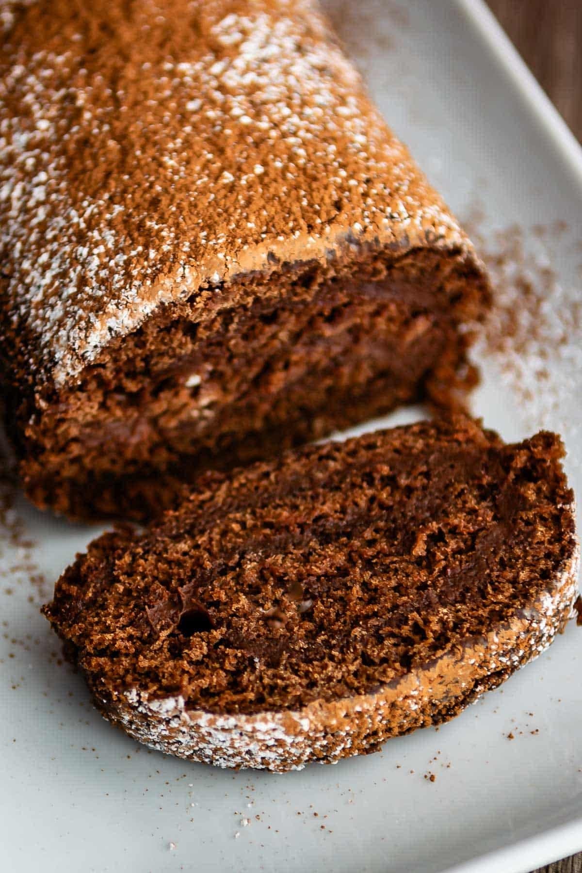 Chocolate Truffle Cake Roll Recipe