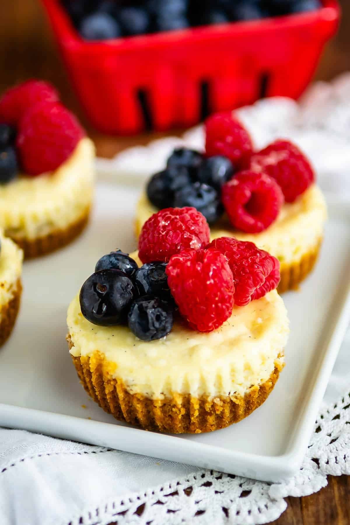Mini Fruit Tart Cheesecakes Recipe
