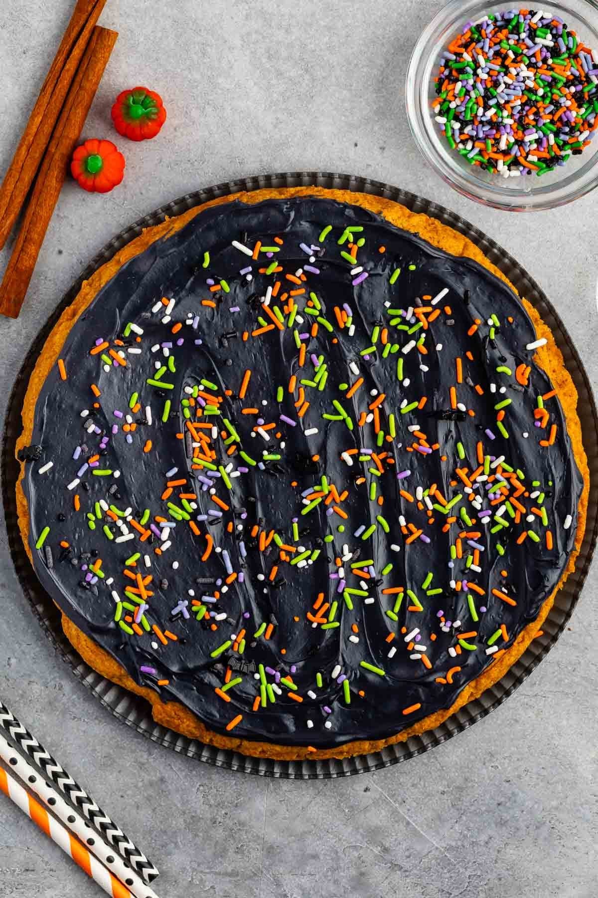Halloween Cookie Cake Recipe