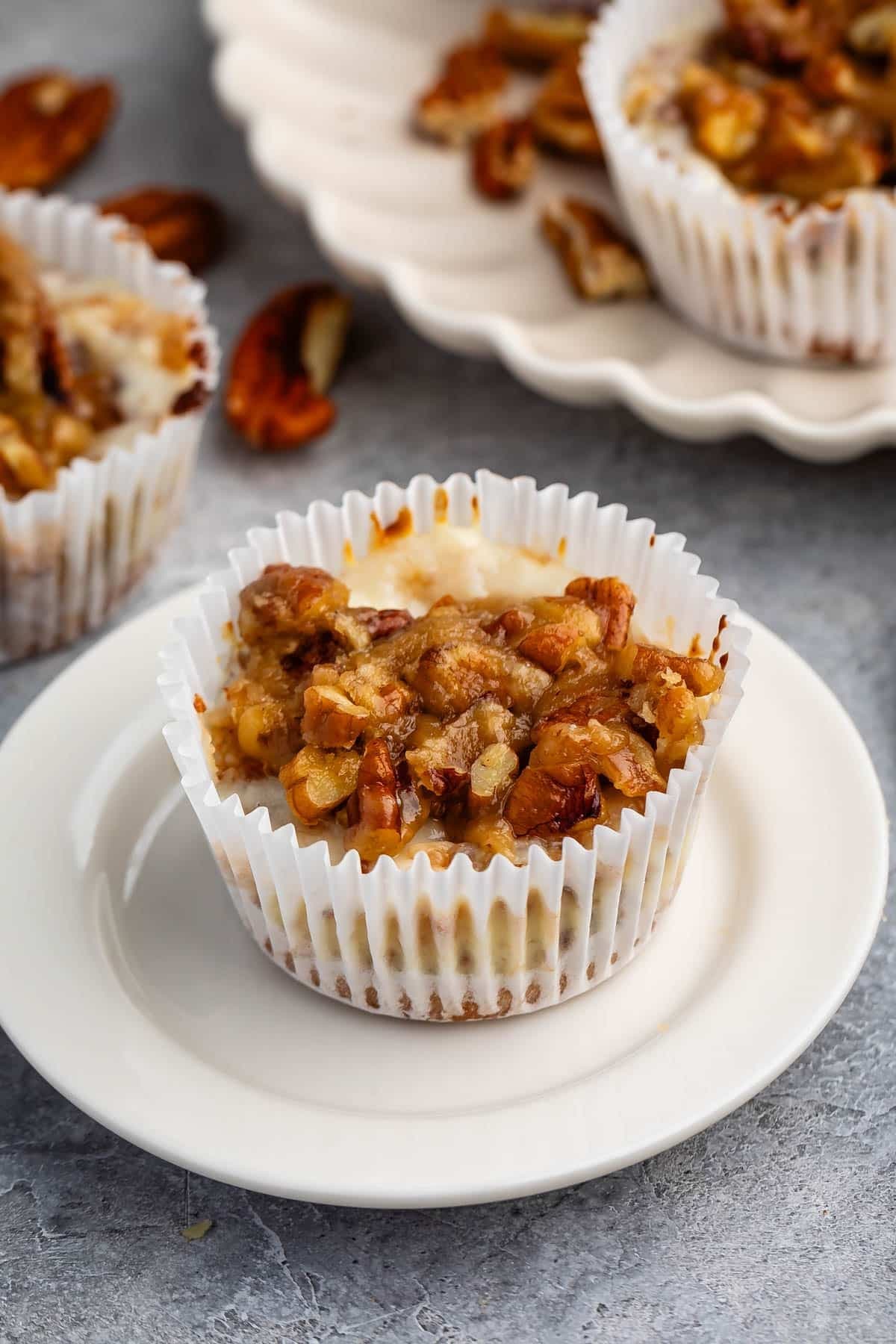 Mini Pecan Pie Cheesecakes