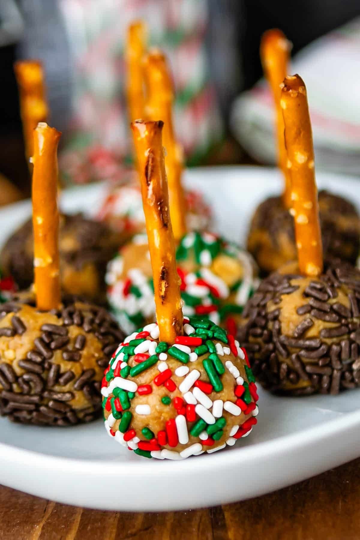 Peanut Butter Cheese Ball Pops