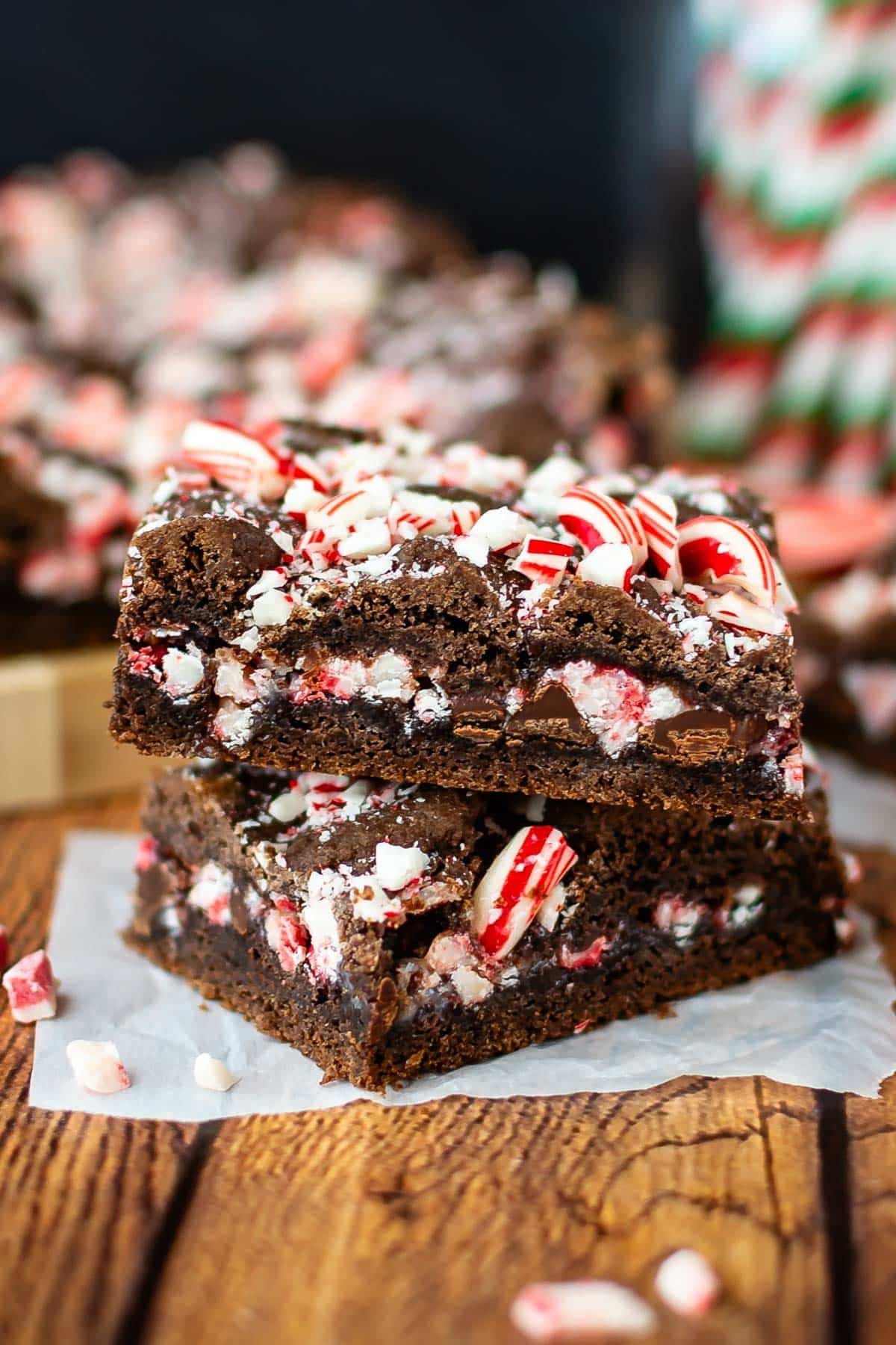 Peppermint Gooey Bars