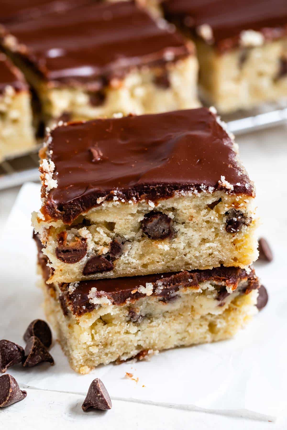 Easy Chocolate Chip Banana Bars