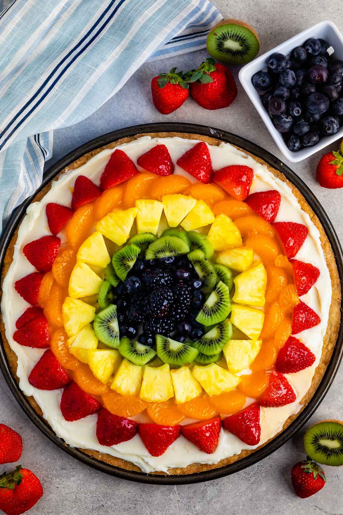 Rainbow Fruit Pizza Recipe