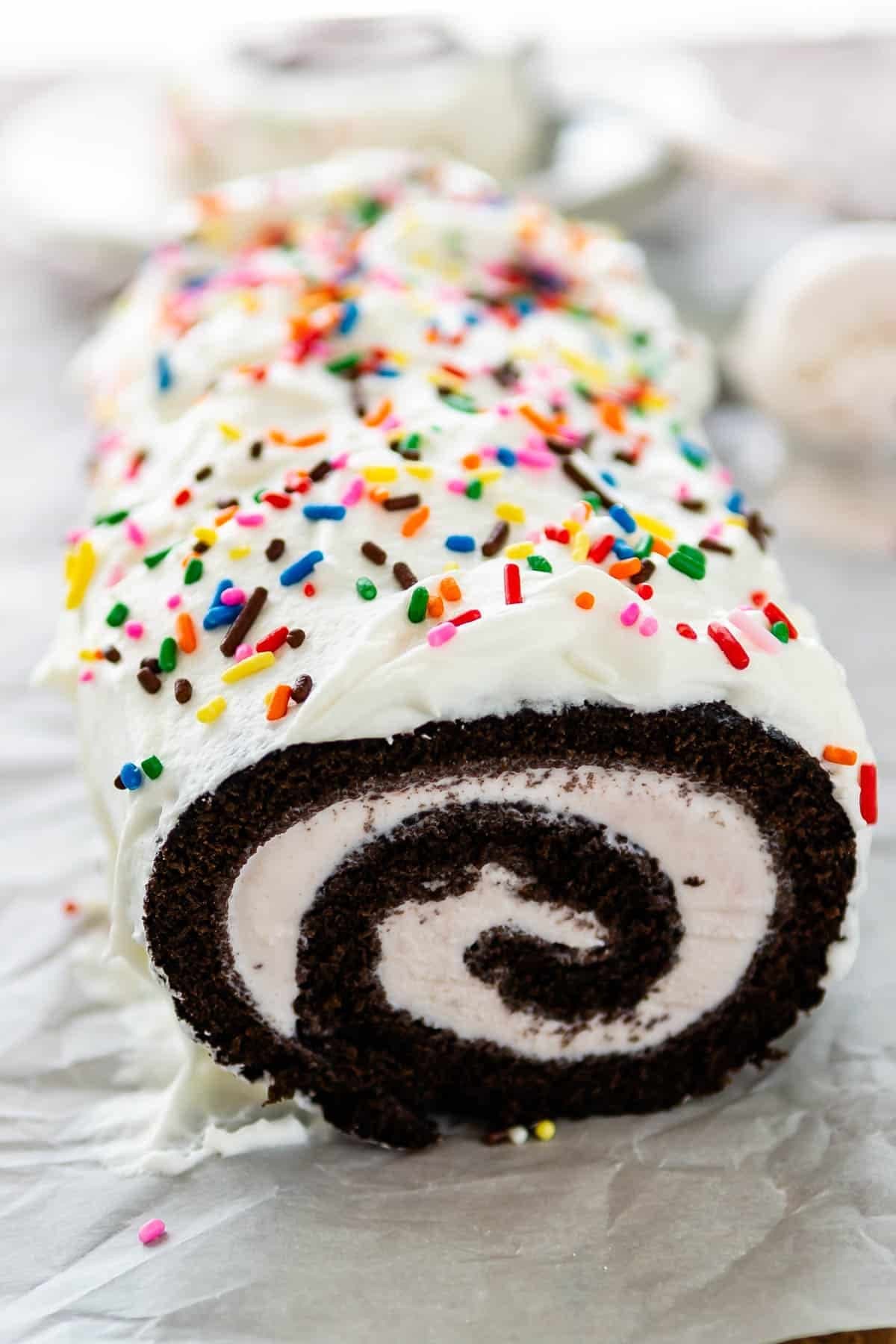 Ice Cream Cake Roll Recipe
