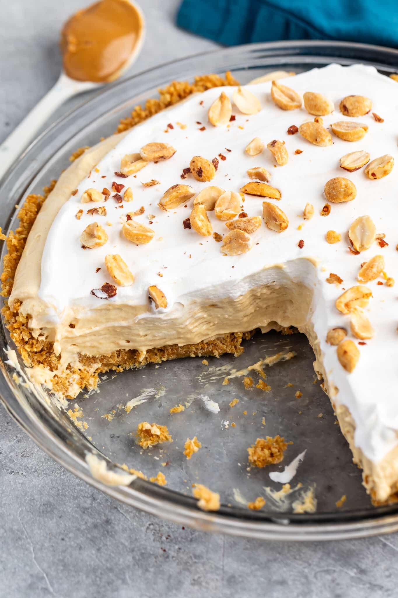 No Bake Peanut Butter Pie Recipe