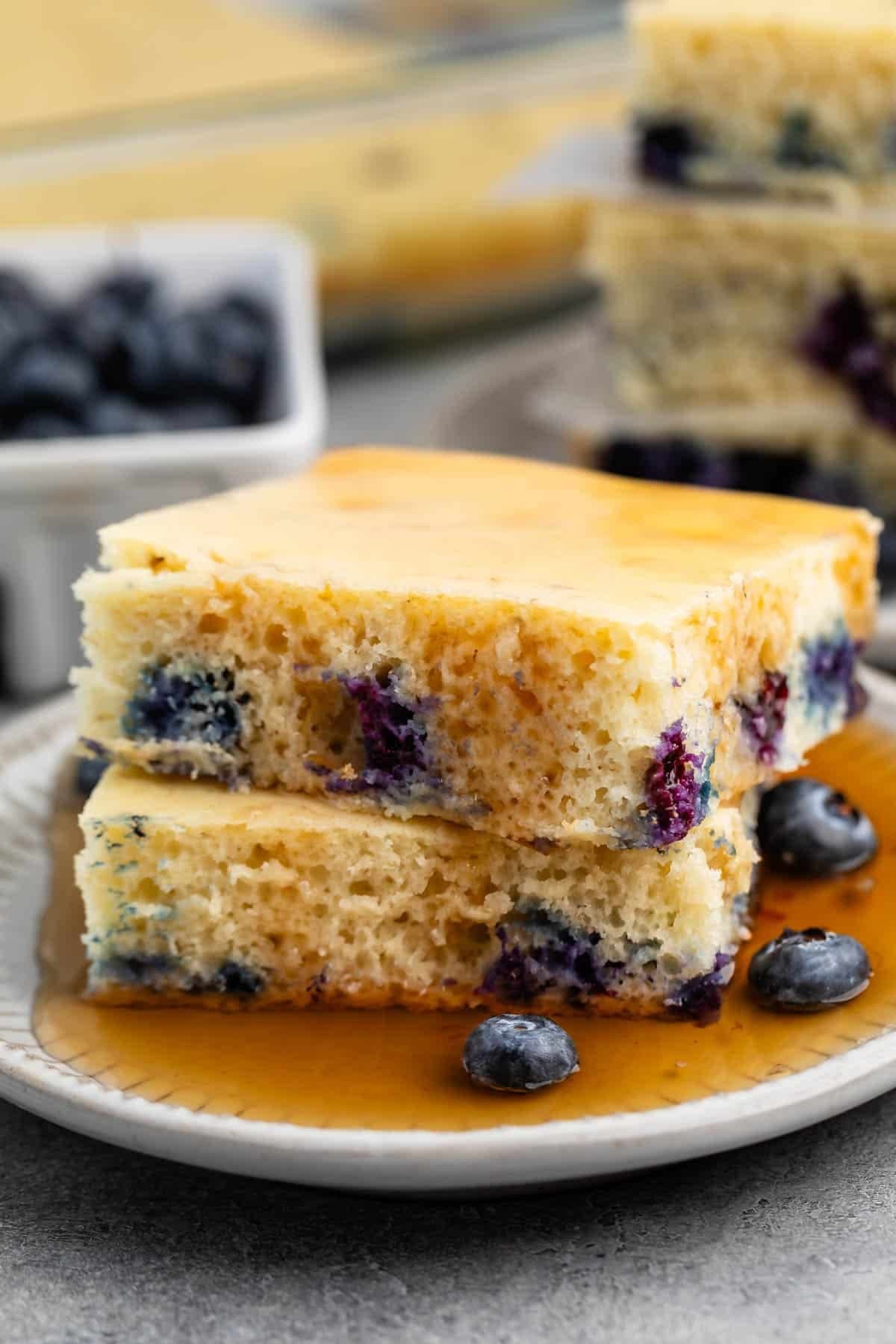 Blueberry Baked Pancake Recipe