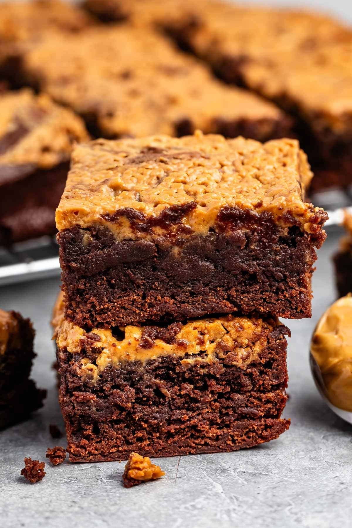 Peanut Butter Brownies Recipe