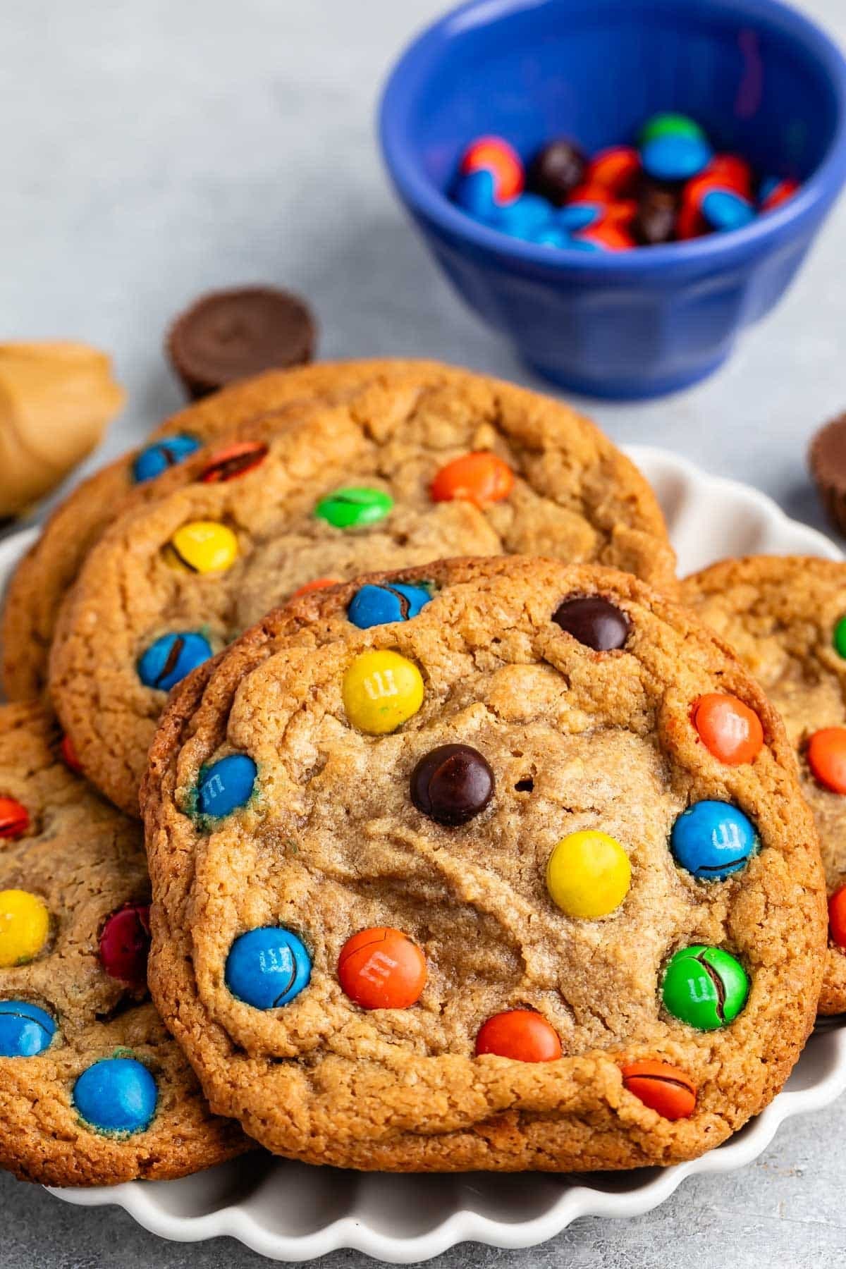 Candy Overload Peanut Butter Cookies